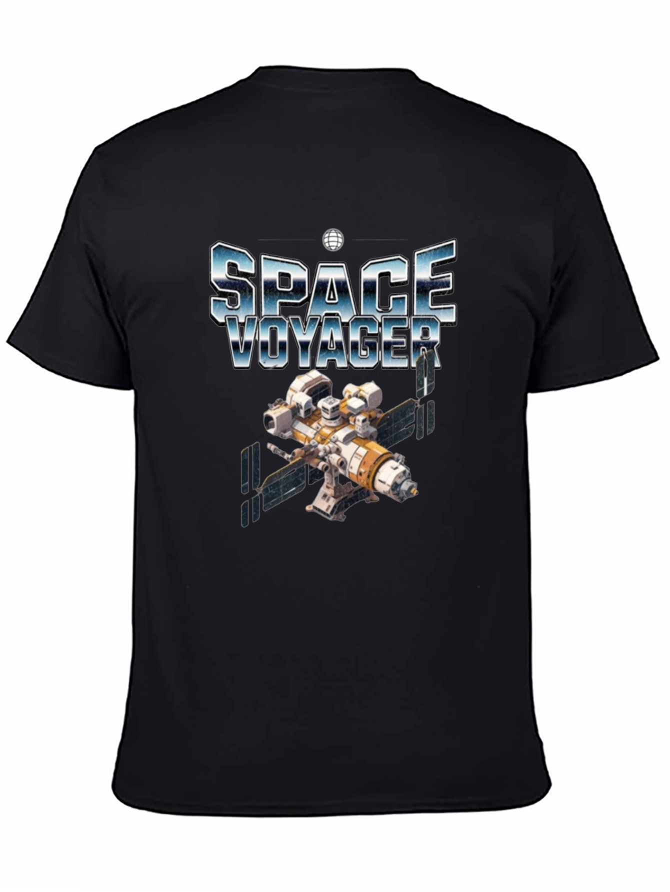 Space Voyager Graphic T-Shirt - Sci-Fi Design