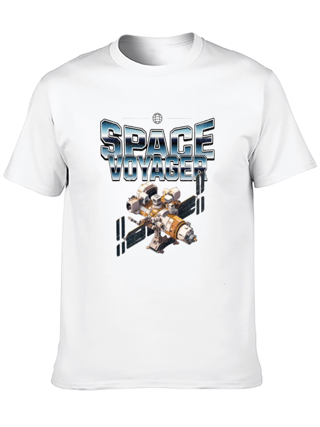 Space Voyager Graphic T-Shirt - Sci-Fi Design
