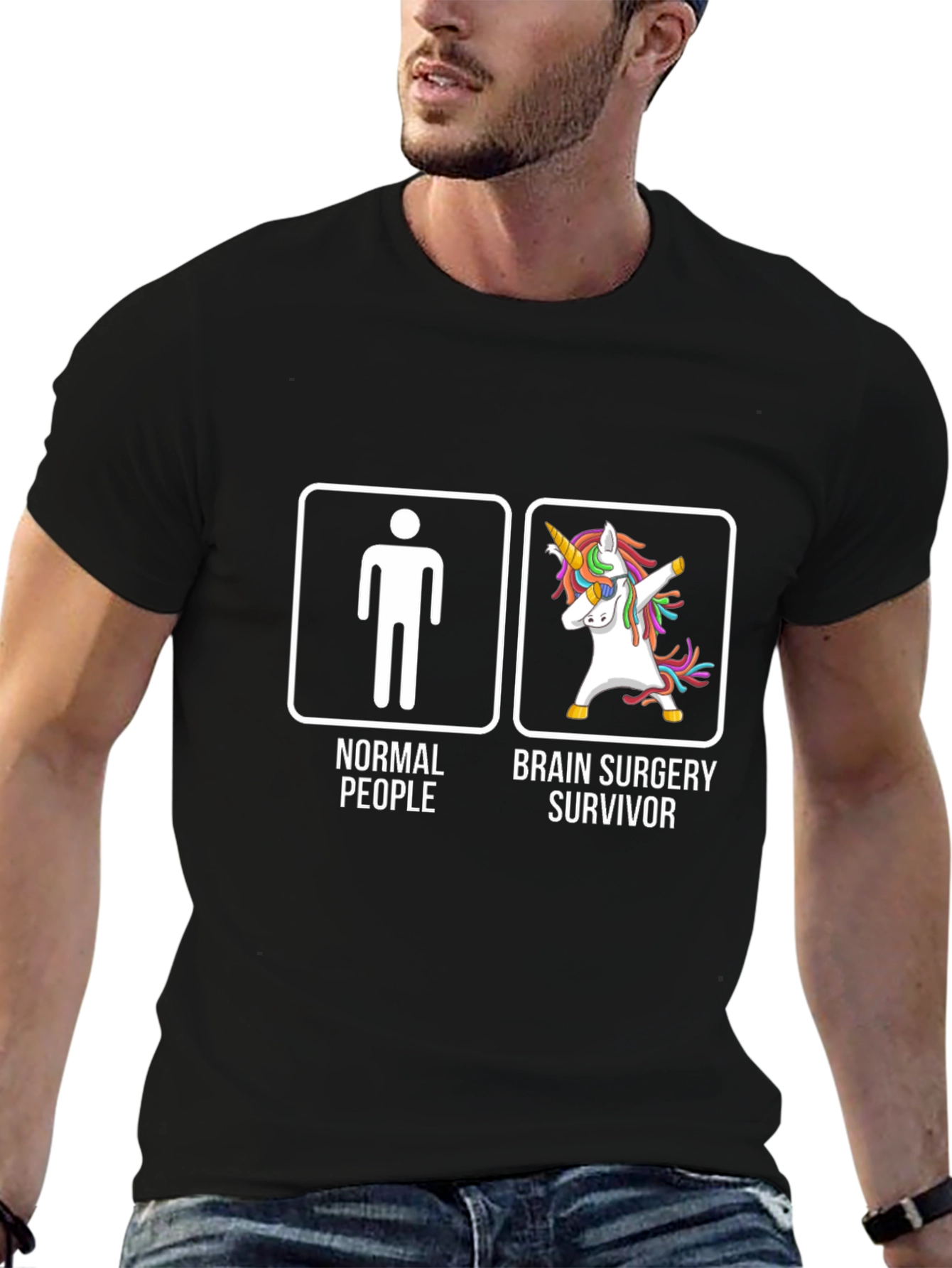 Brain Surgery Survivor Unicorn T-Shirt