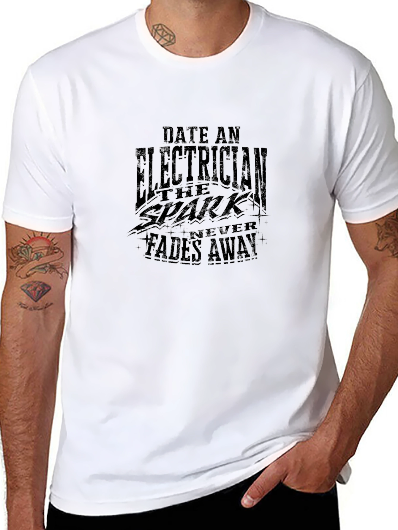Date An Electrician T-Shirt Funny Gift