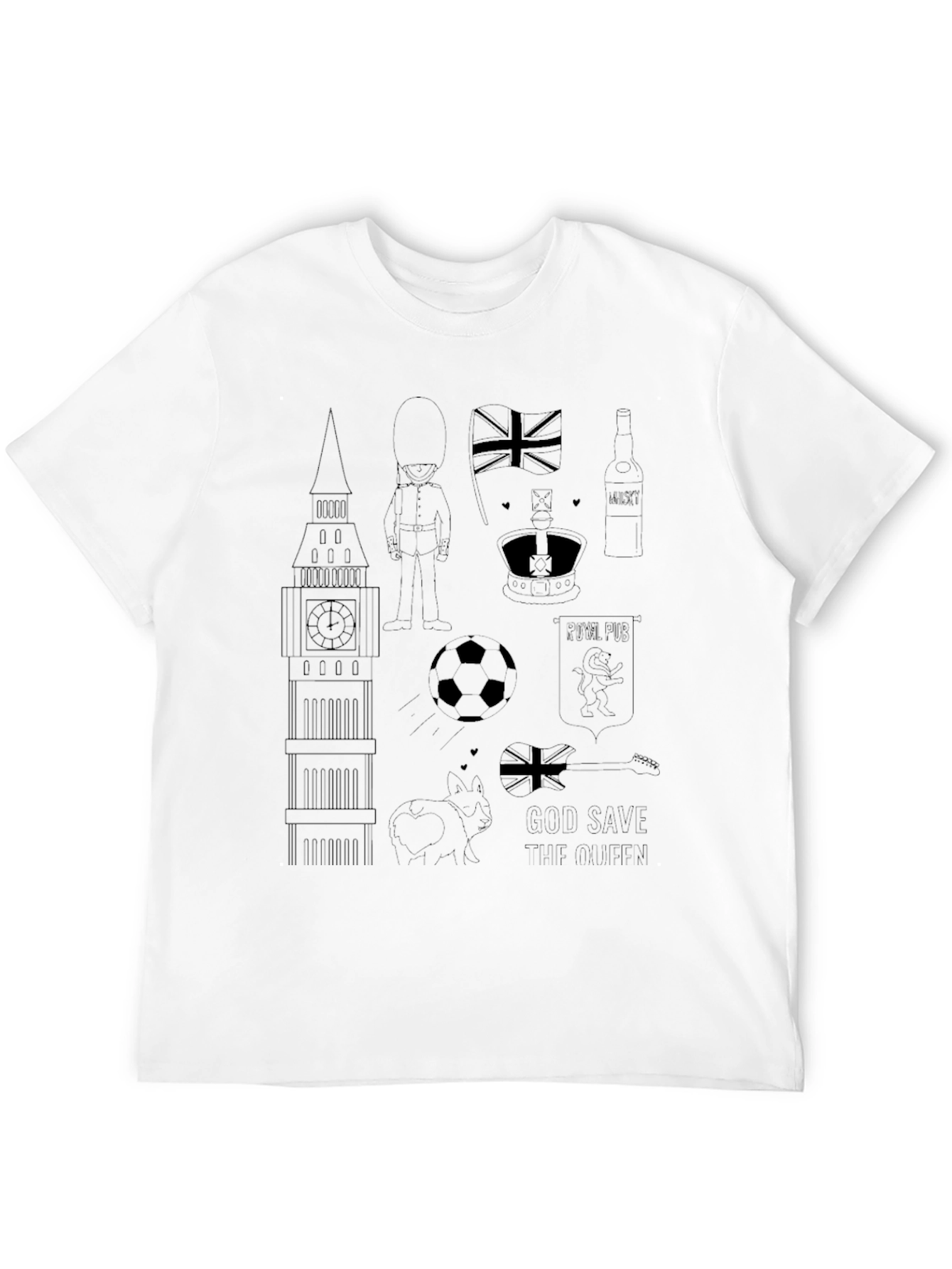 London Icons Black T-Shirt