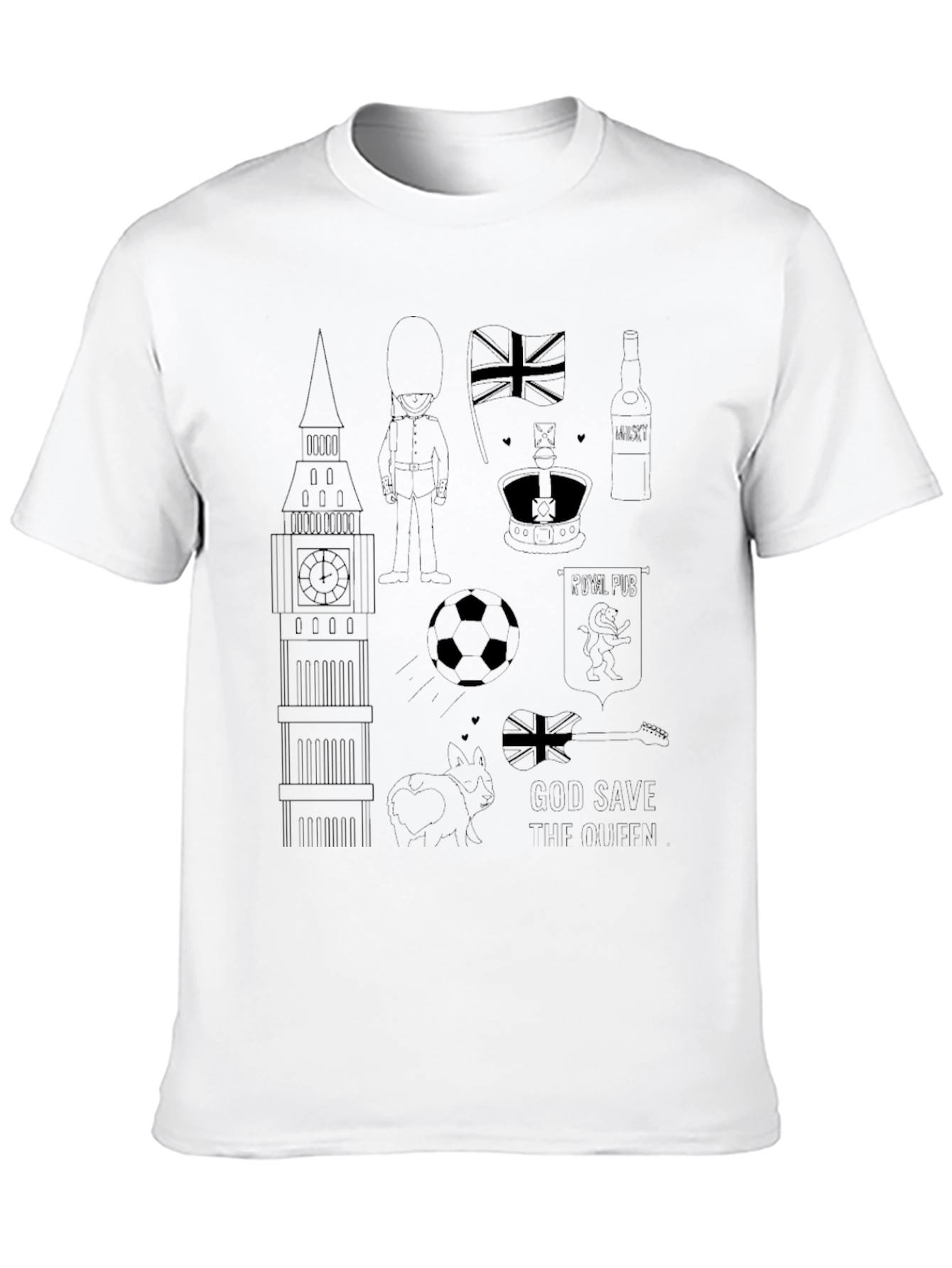 London Icons Black T-Shirt
