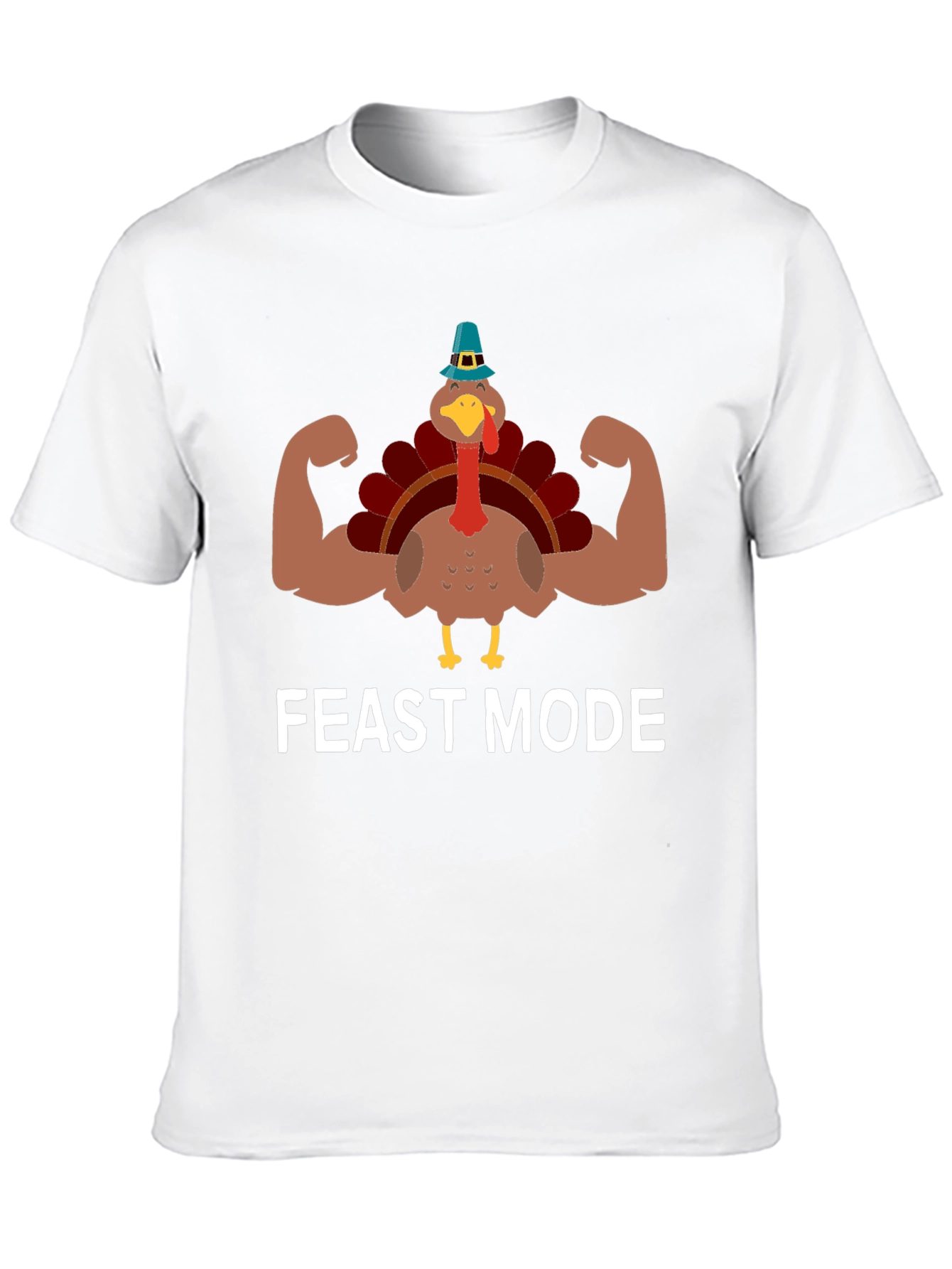 Feast Mode Turkey Muscle T-Shirt Thanksgiving