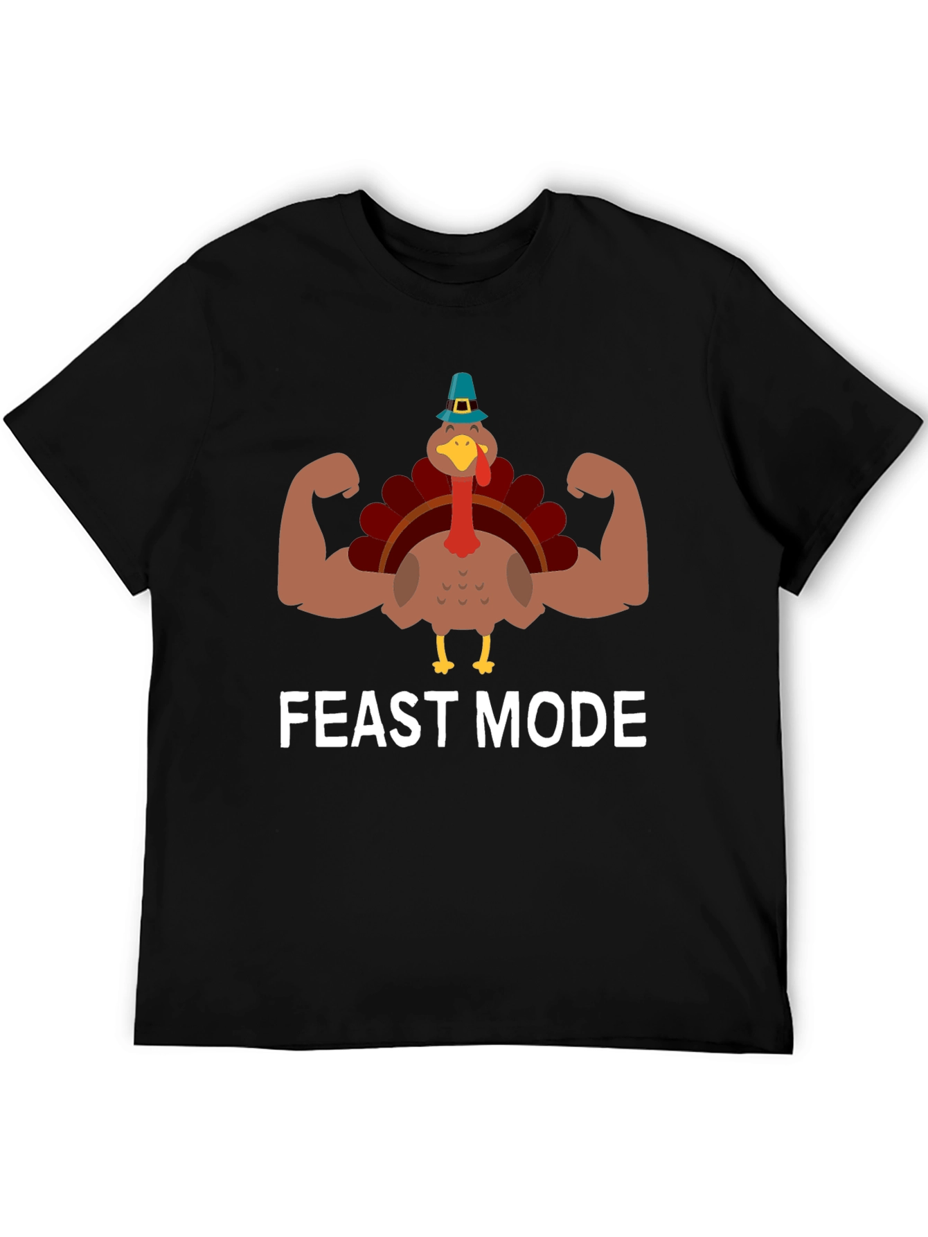 Feast Mode Turkey Muscle T-Shirt Thanksgiving