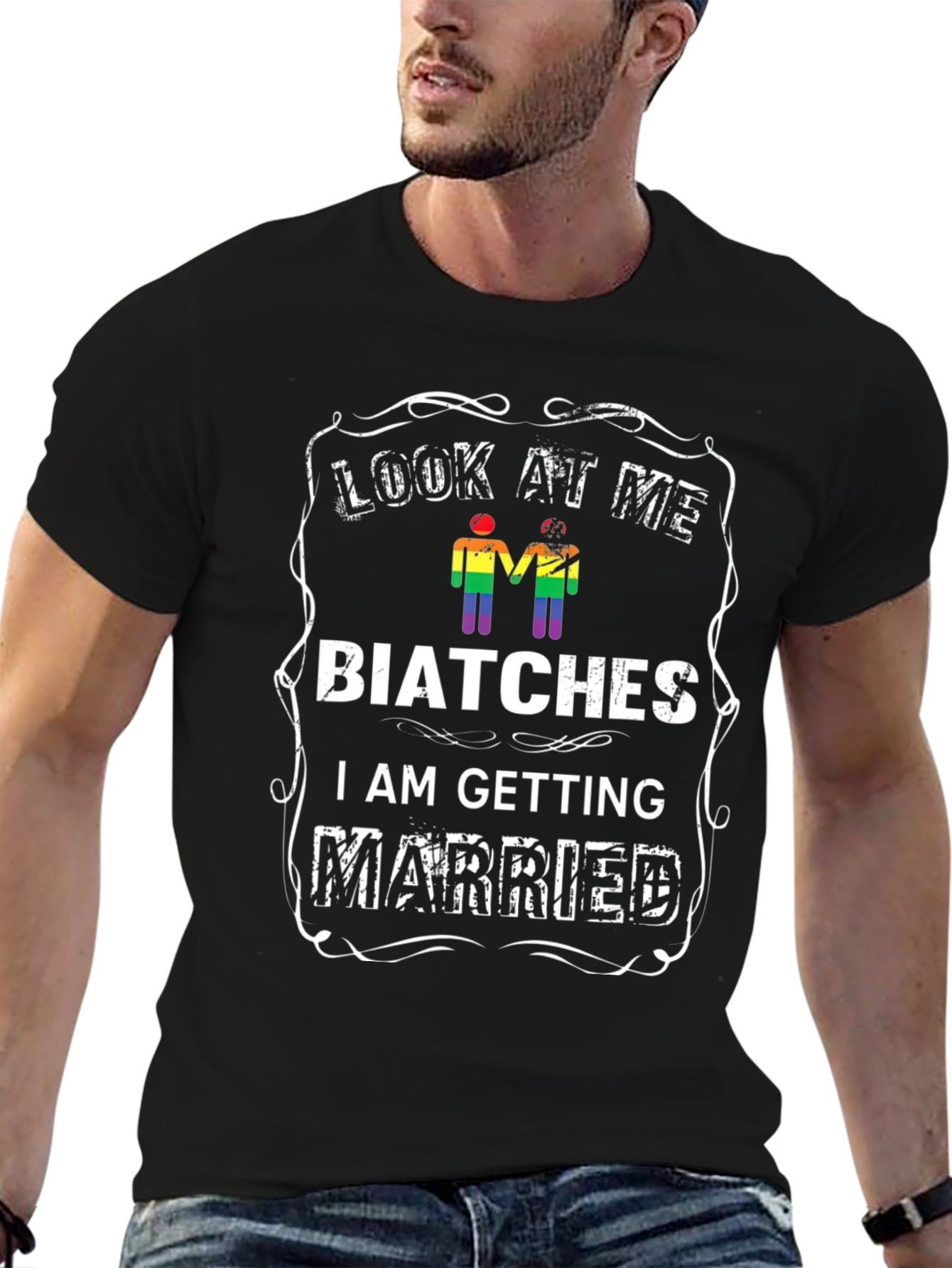 Look At Me Biatches I Am Getting Married T-Shirt