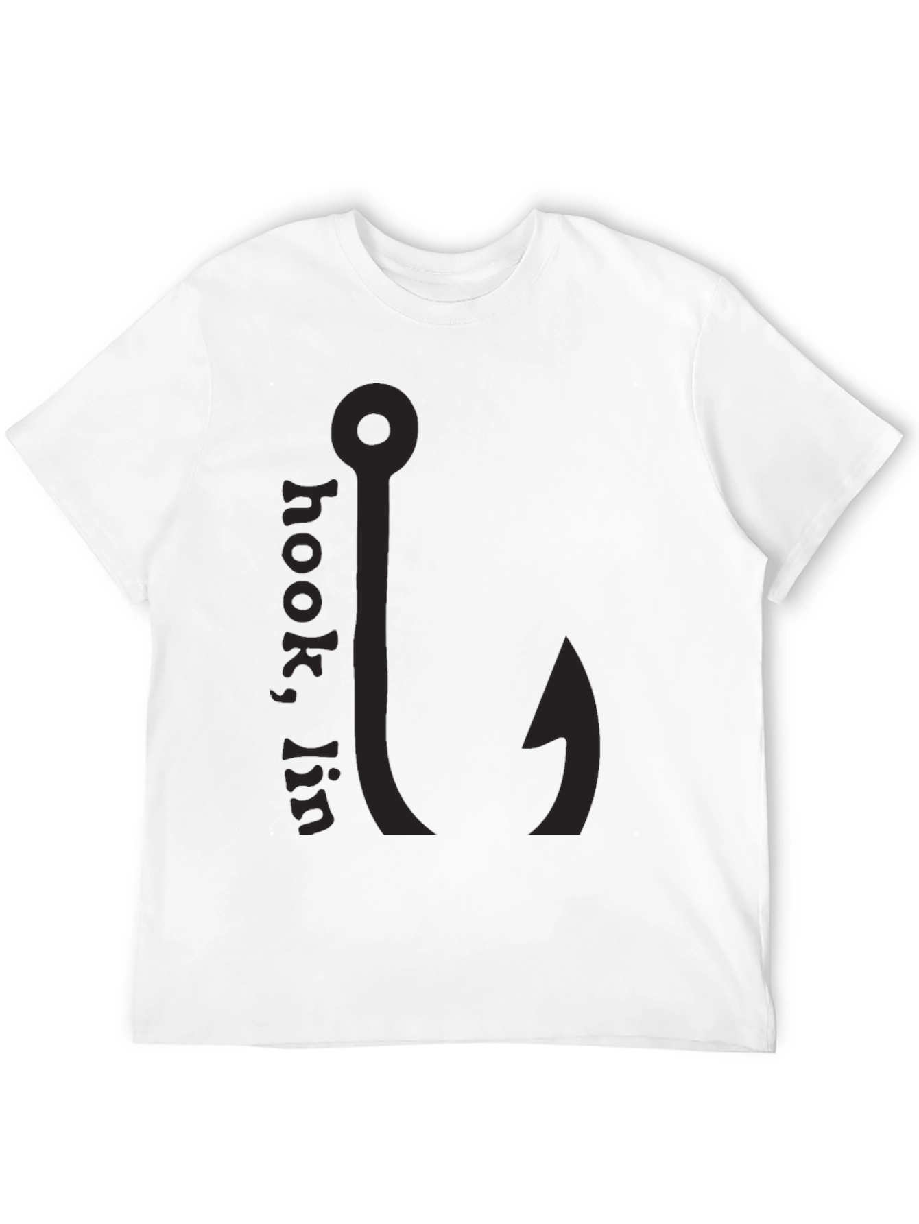 Mens Black Hookin T-Shirt