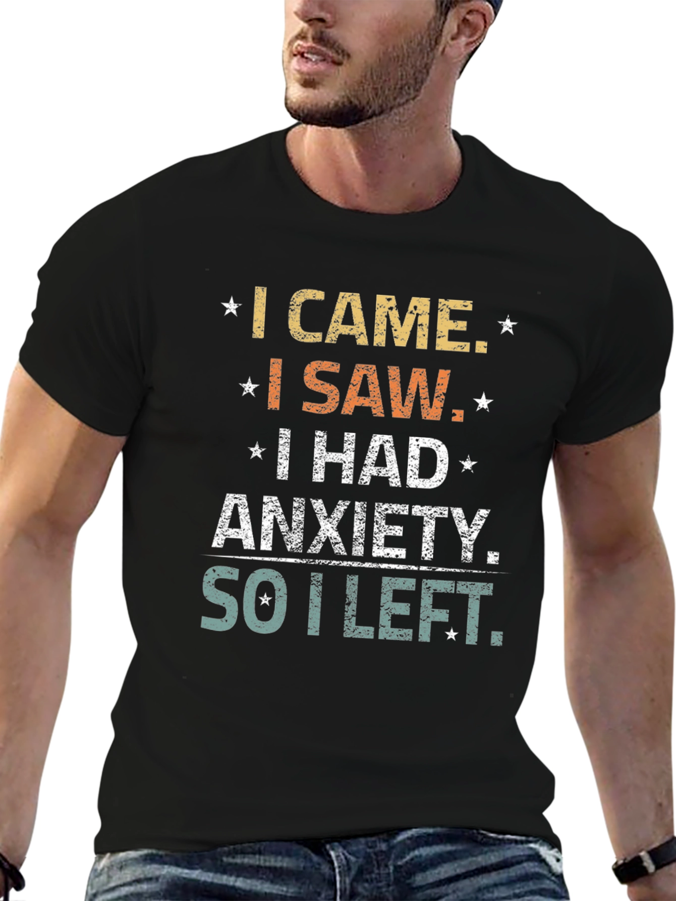 Anxiety Statement Graphic T-Shirt