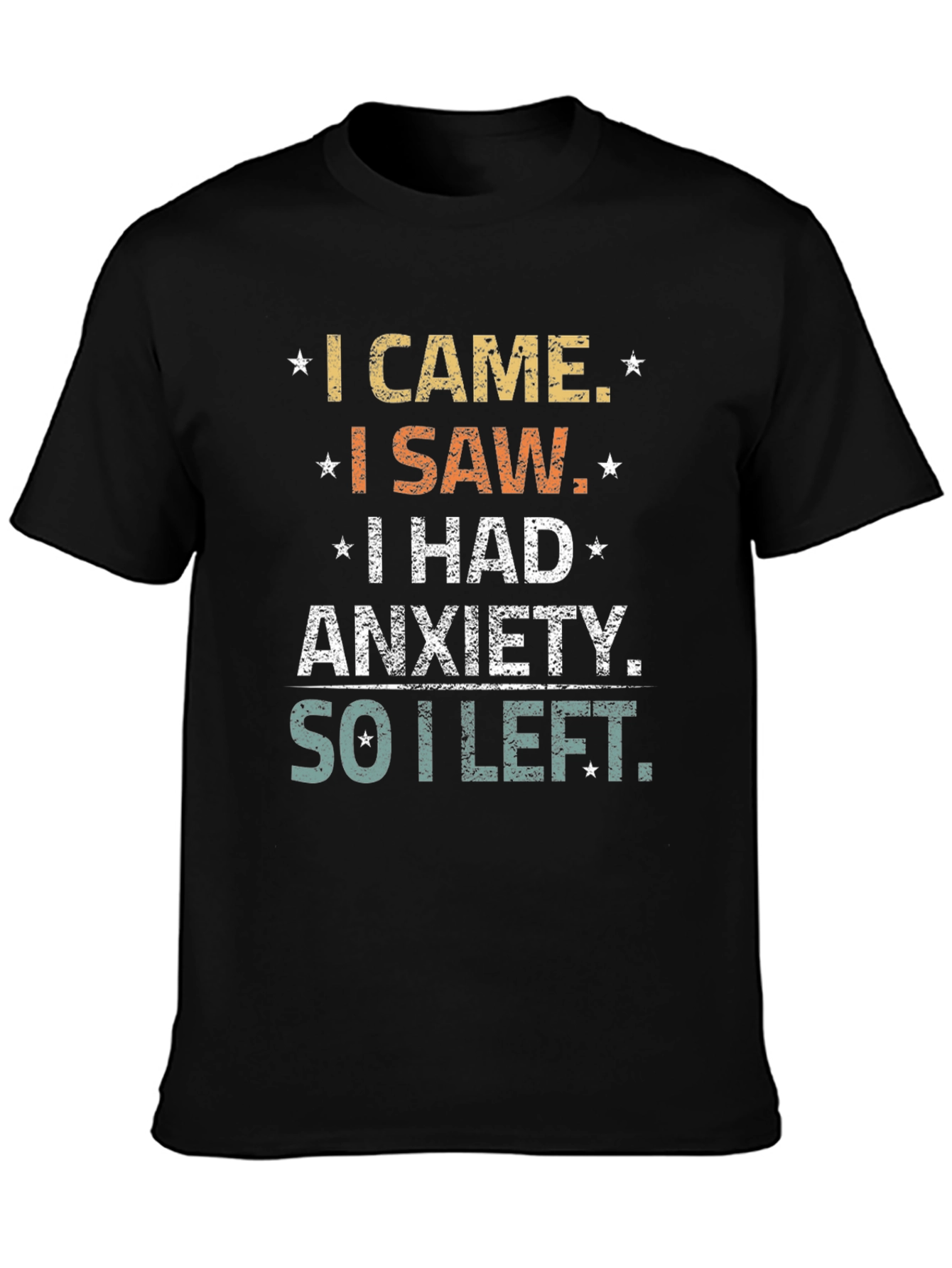 Anxiety Statement Graphic T-Shirt