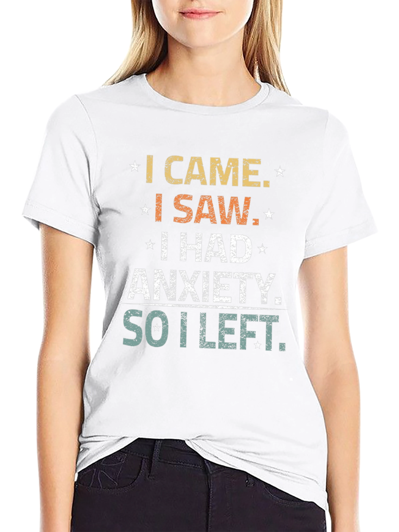 Anxiety Statement Graphic T-Shirt