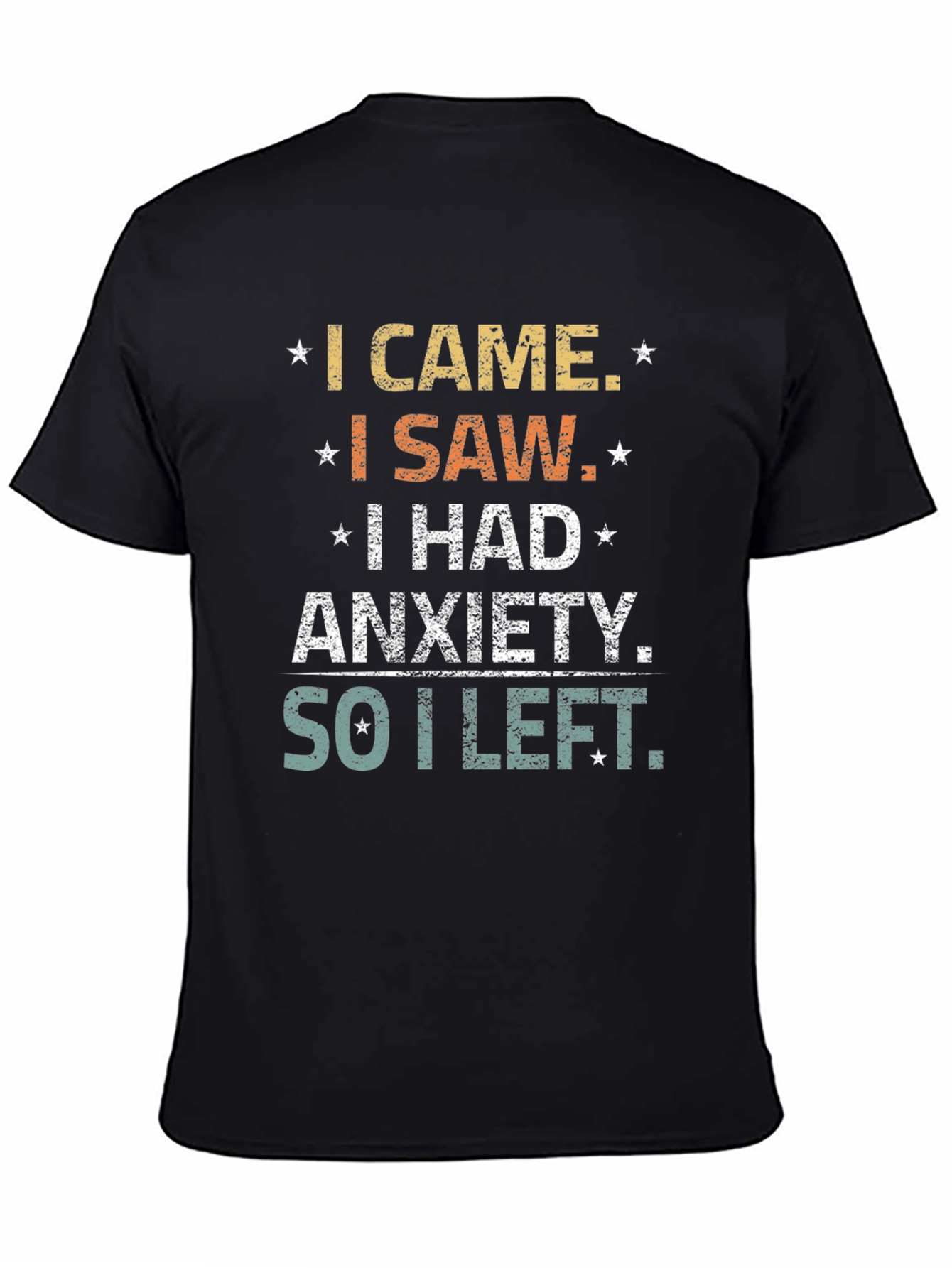 Anxiety Statement Graphic T-Shirt