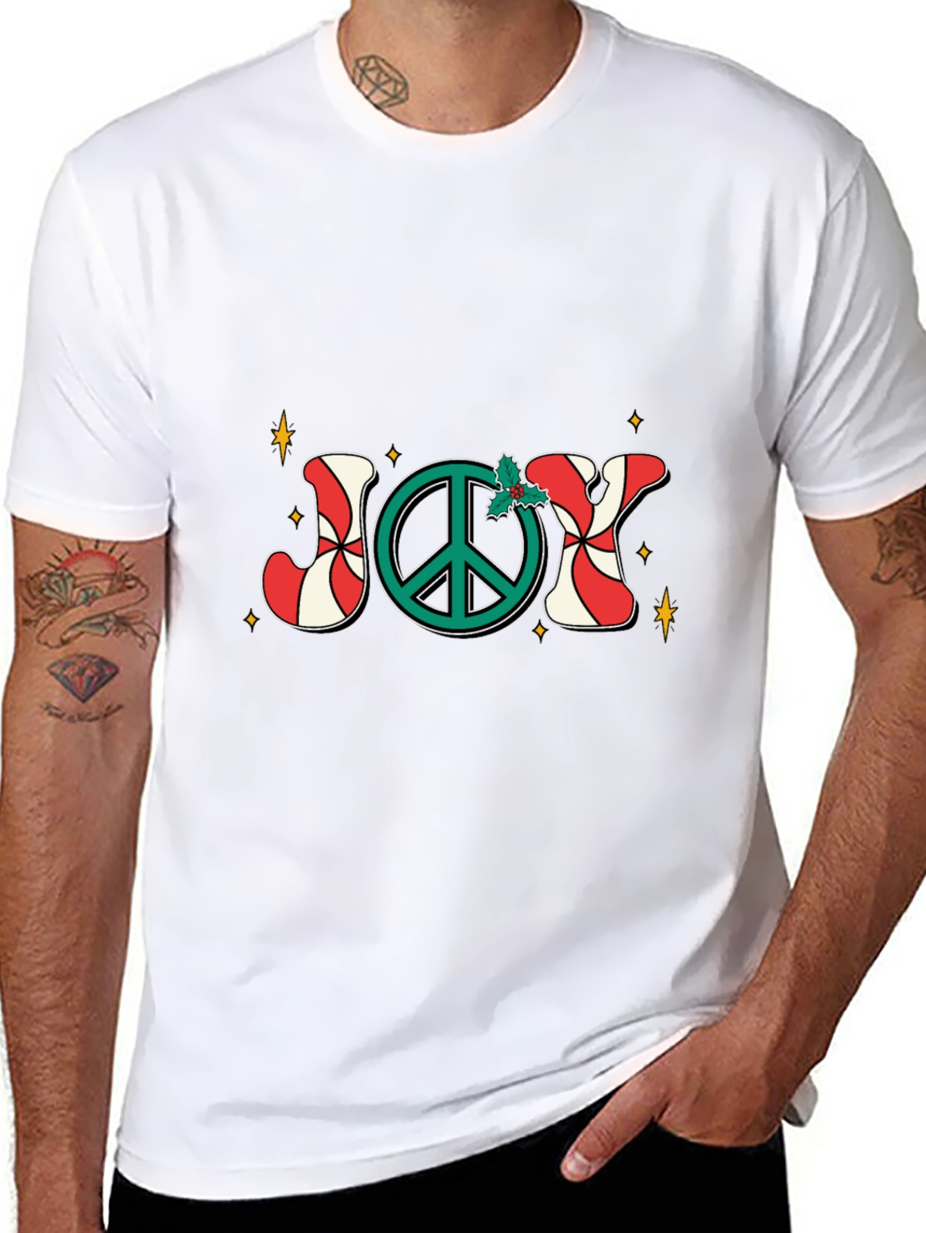 Joy Peace Christmas T-Shirt