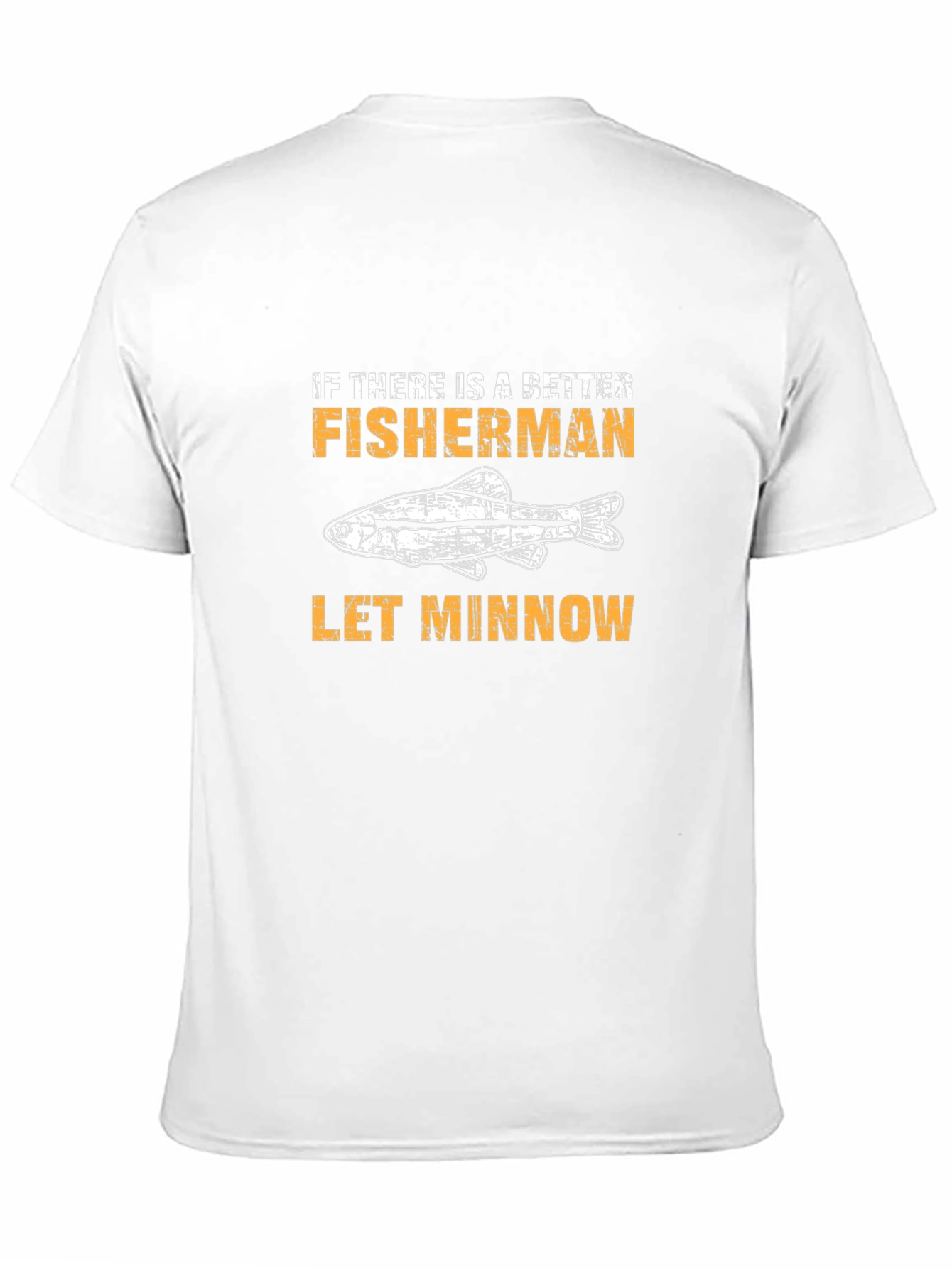 Fisherman Let Minnow Black T-Shirt