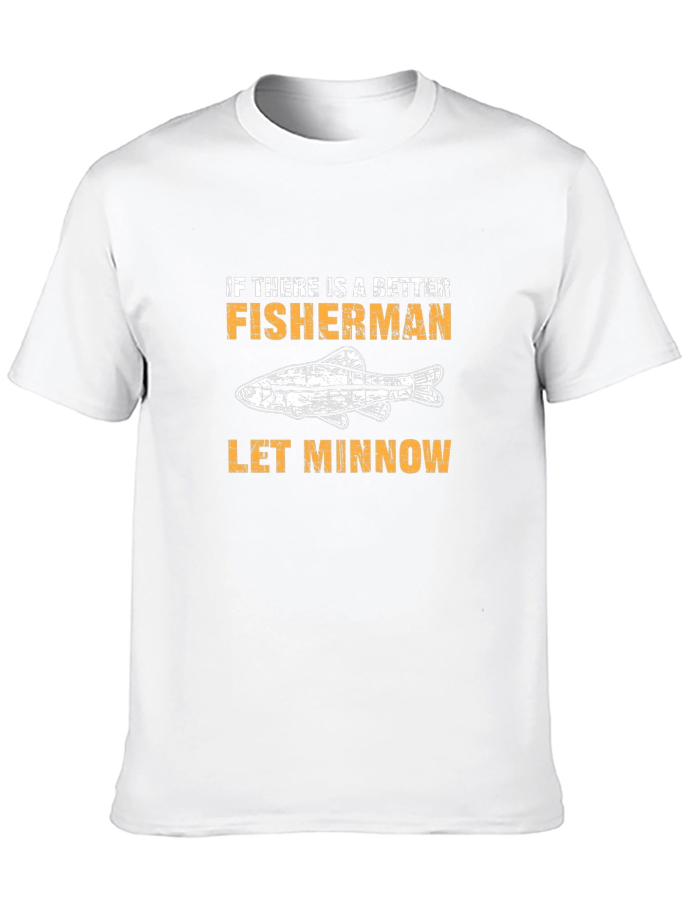 Fisherman Let Minnow Black T-Shirt