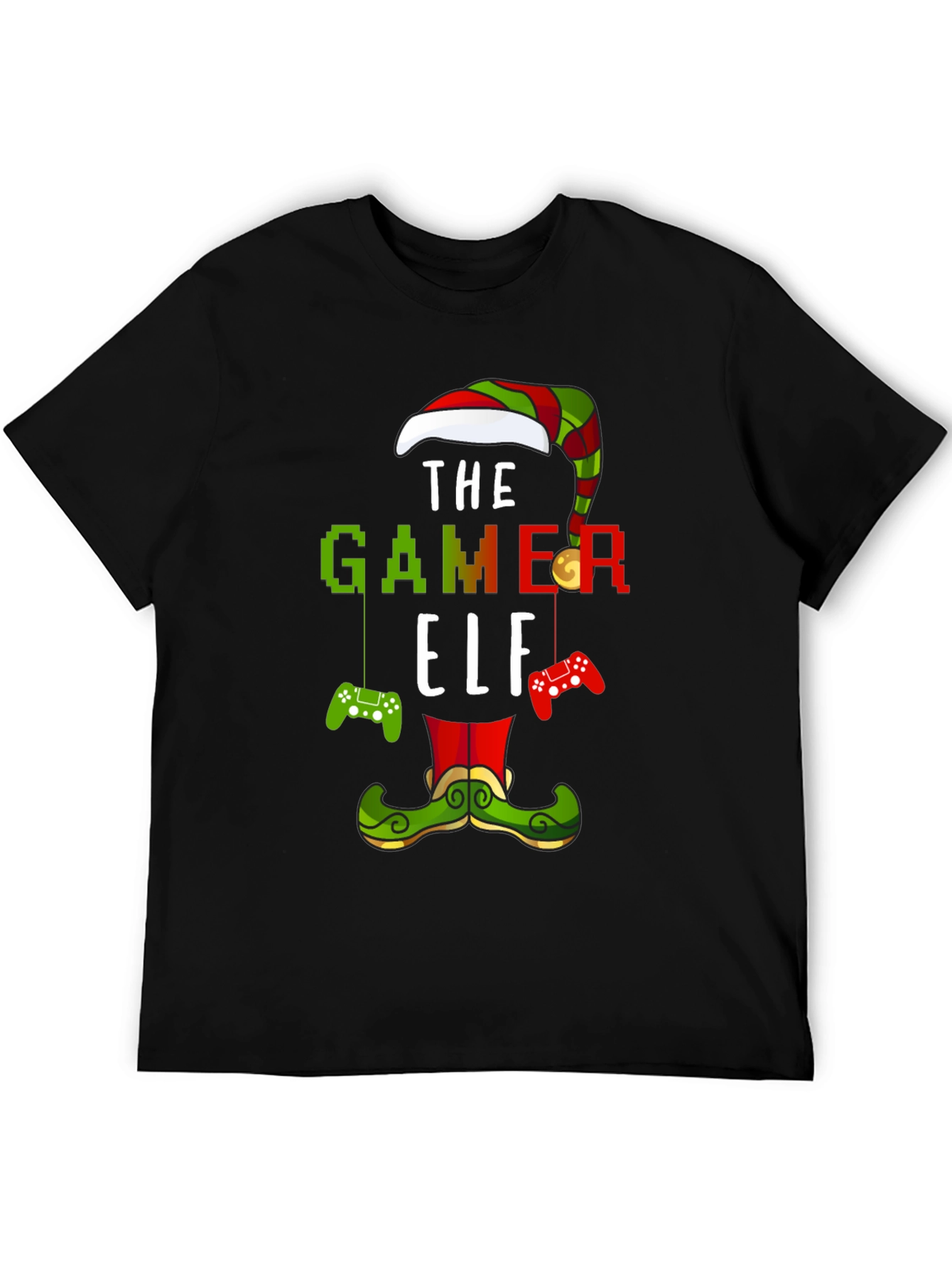 Gamer Elf Holiday T-Shirt