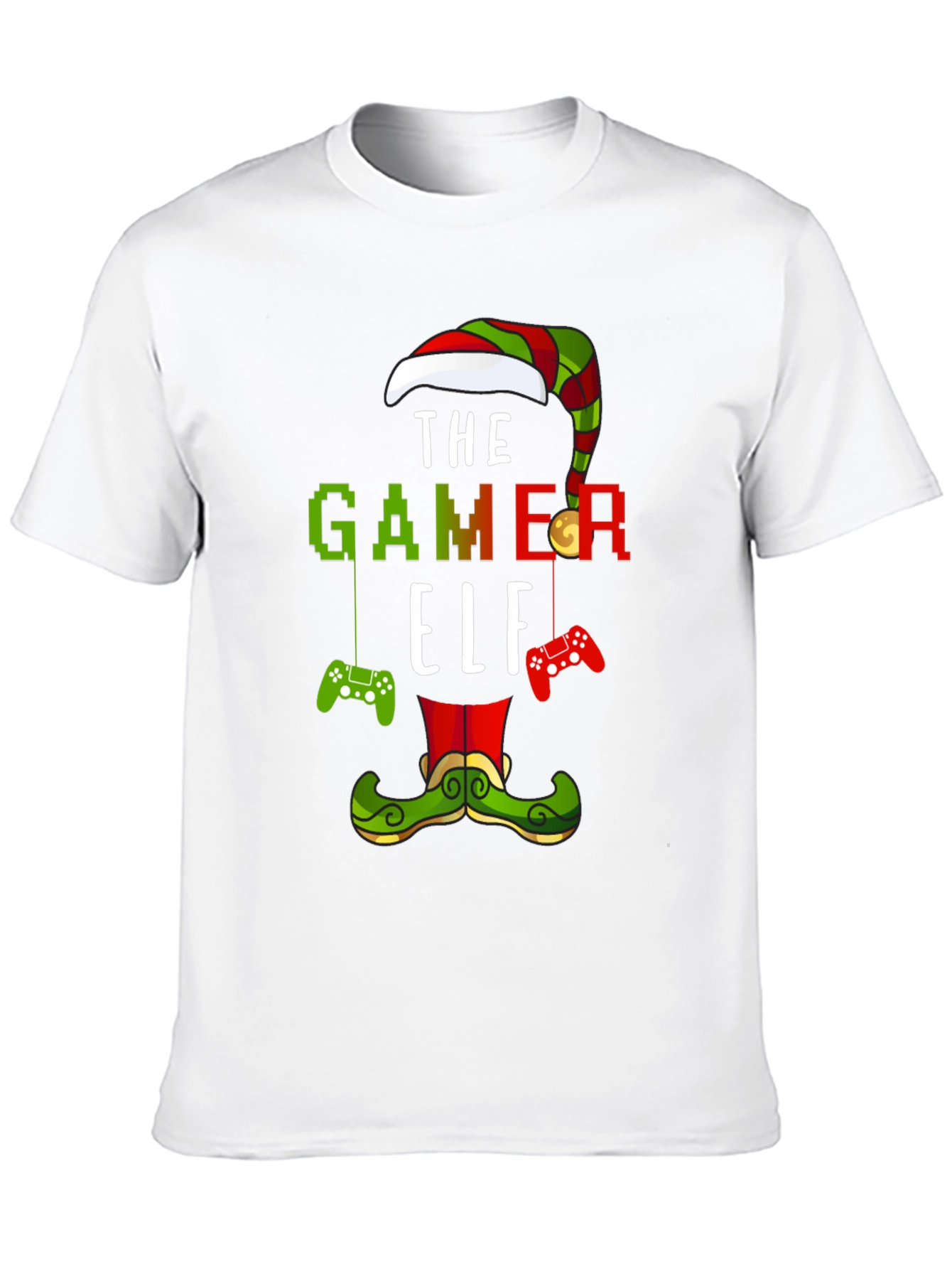 Gamer Elf Holiday T-Shirt