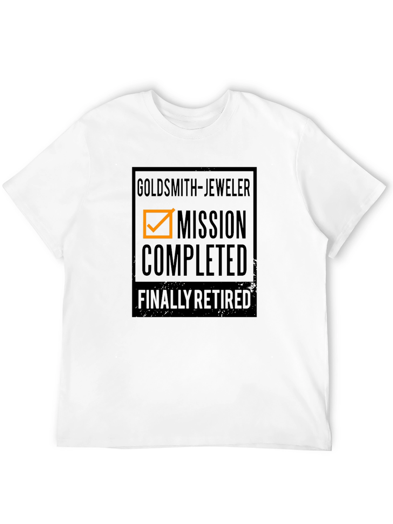 Goldsmith Jeweler Mission Completed Retired Black T-Shirt