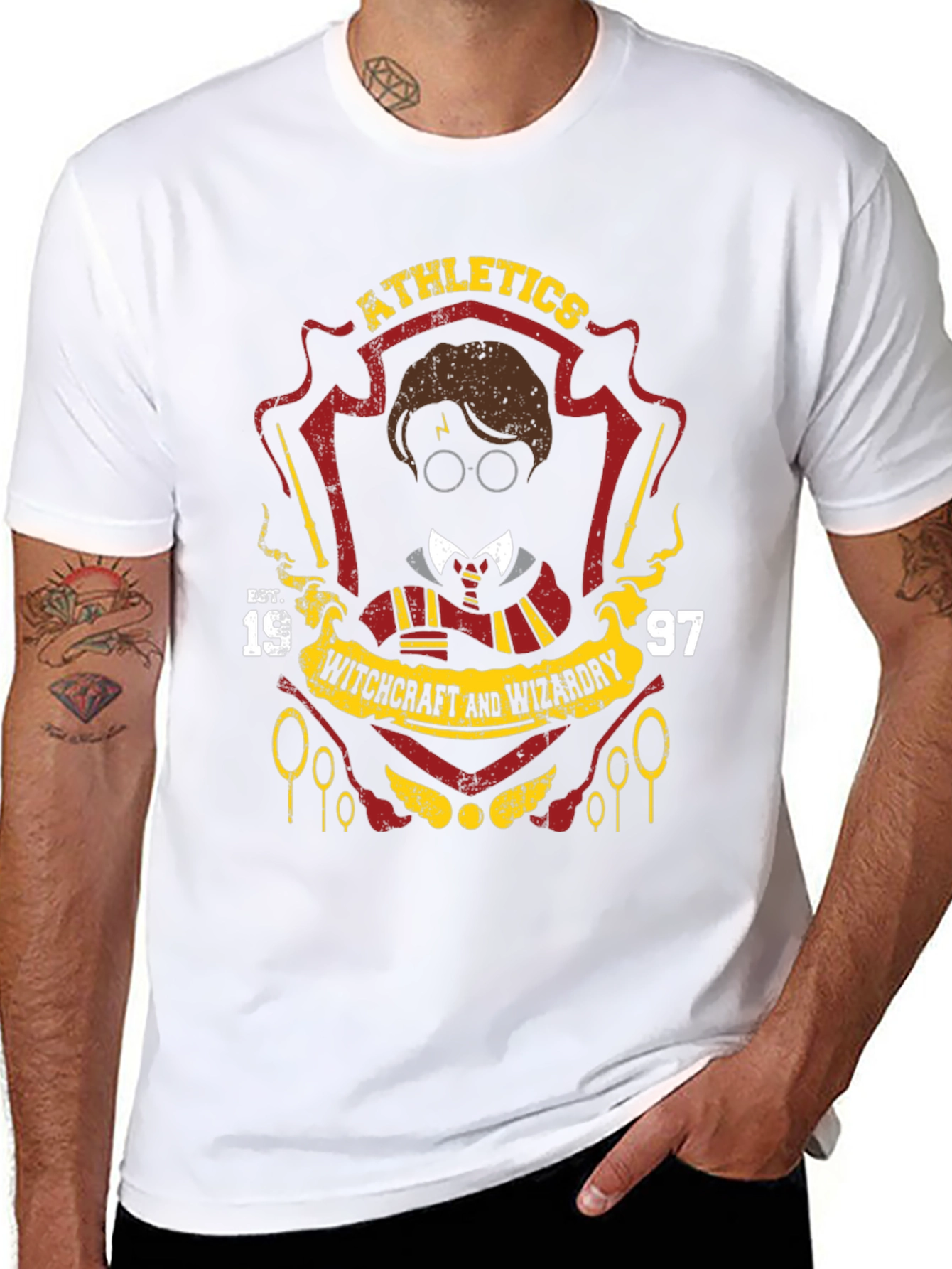 Harry Potter Athletics T-Shirt: Wizardry Apparel