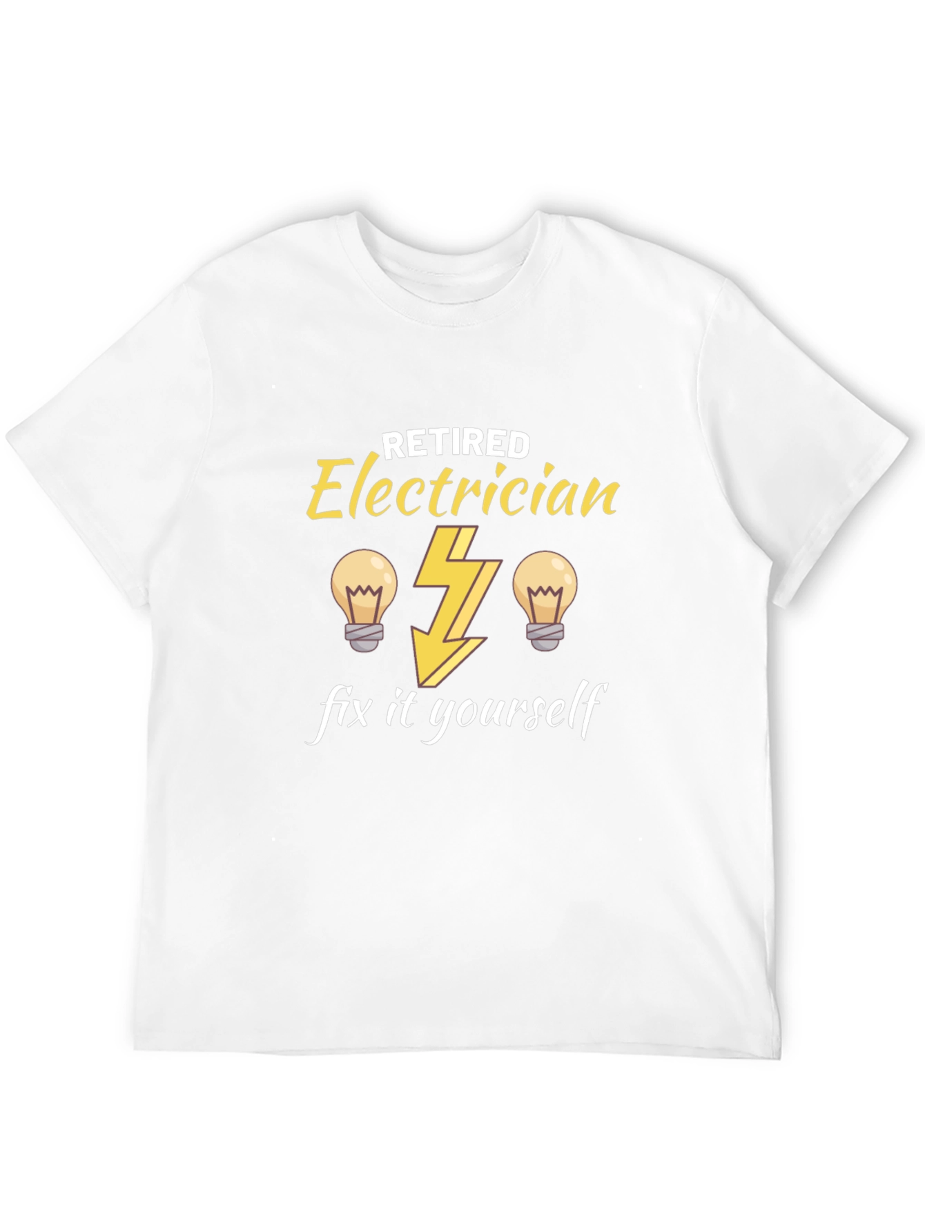Retired Electrician T-Shirt - Funny DIY Gift