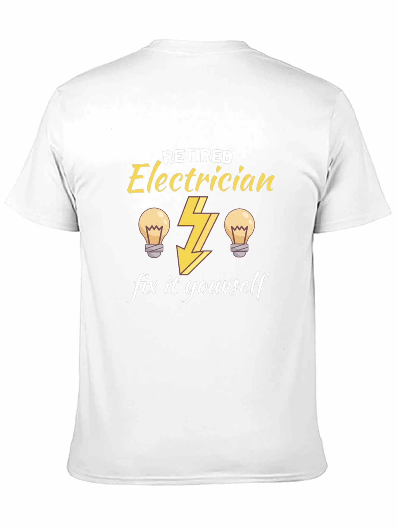 Retired Electrician T-Shirt - Funny DIY Gift