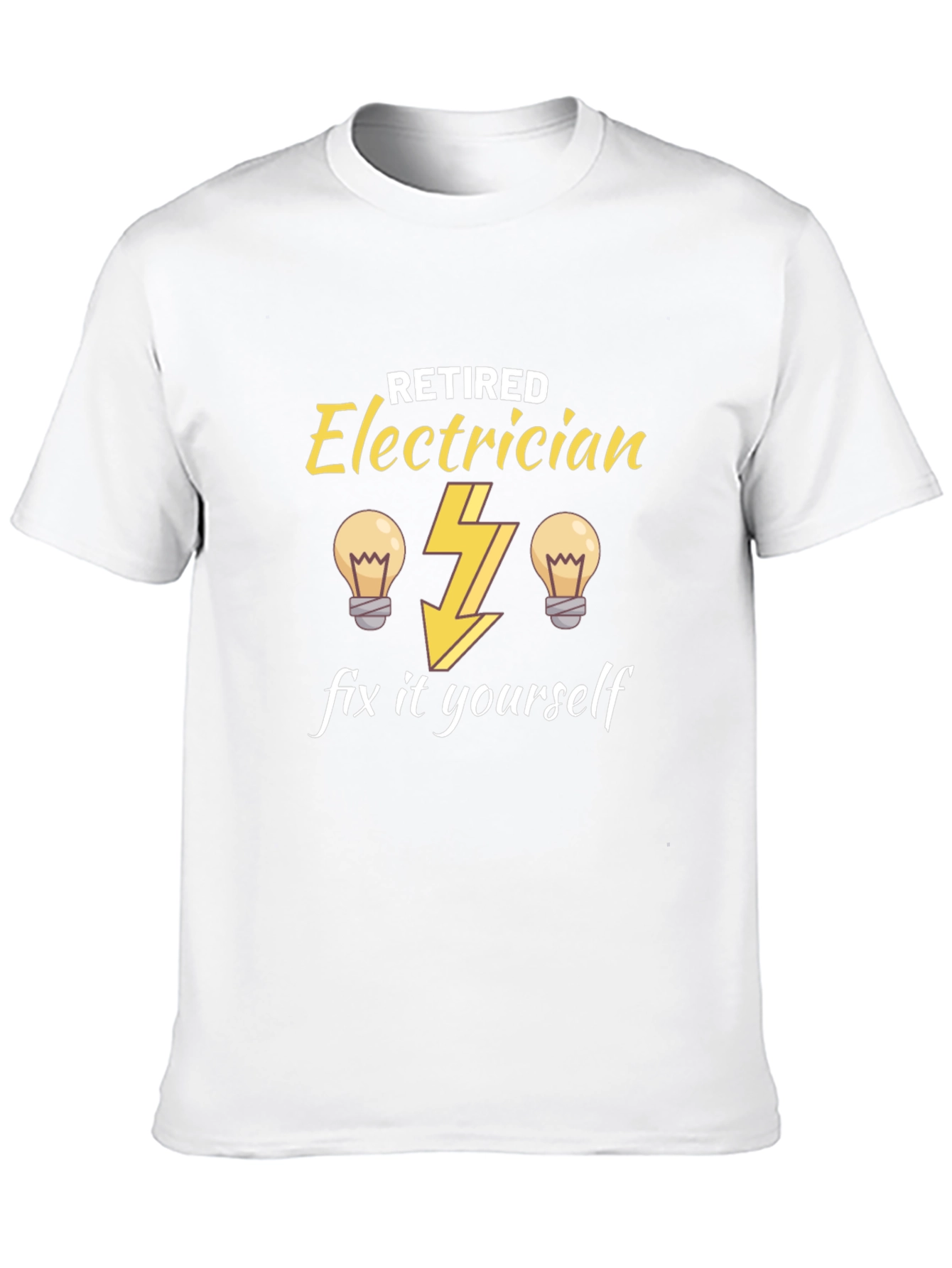 Retired Electrician T-Shirt - Funny DIY Gift