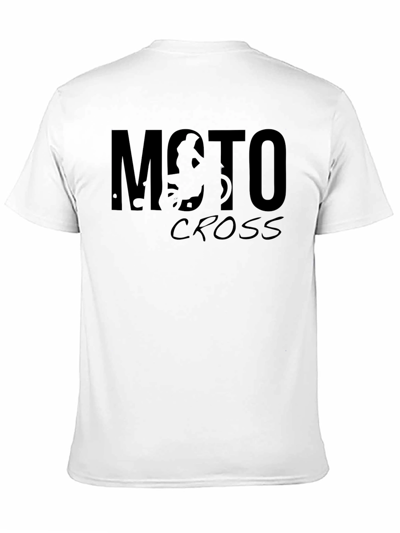 Moto Cross Graphic T-Shirt - Black
