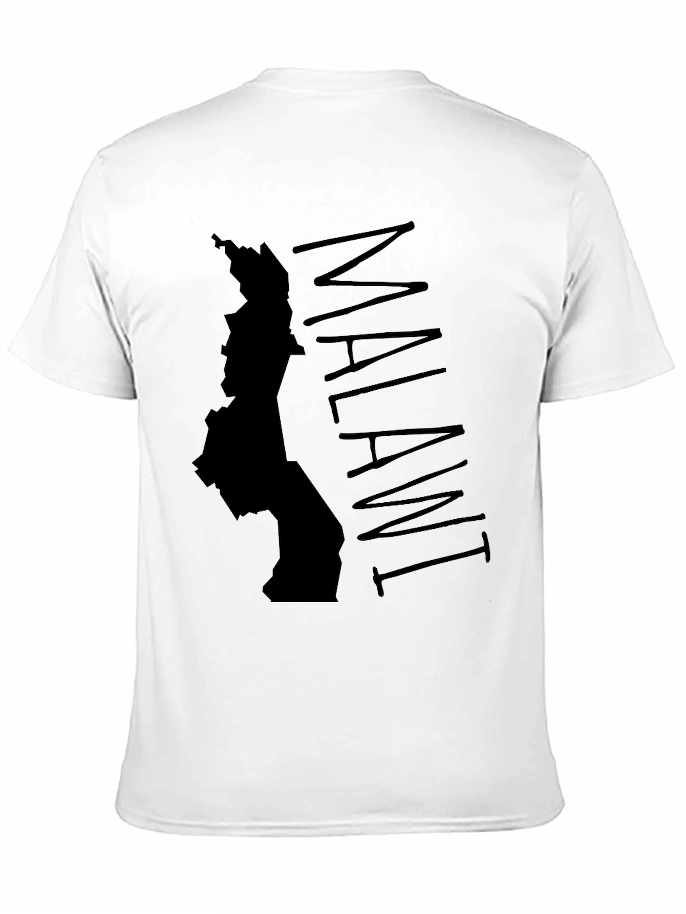 Malawi Map Graphic Tee - Black Country Pride Shirt