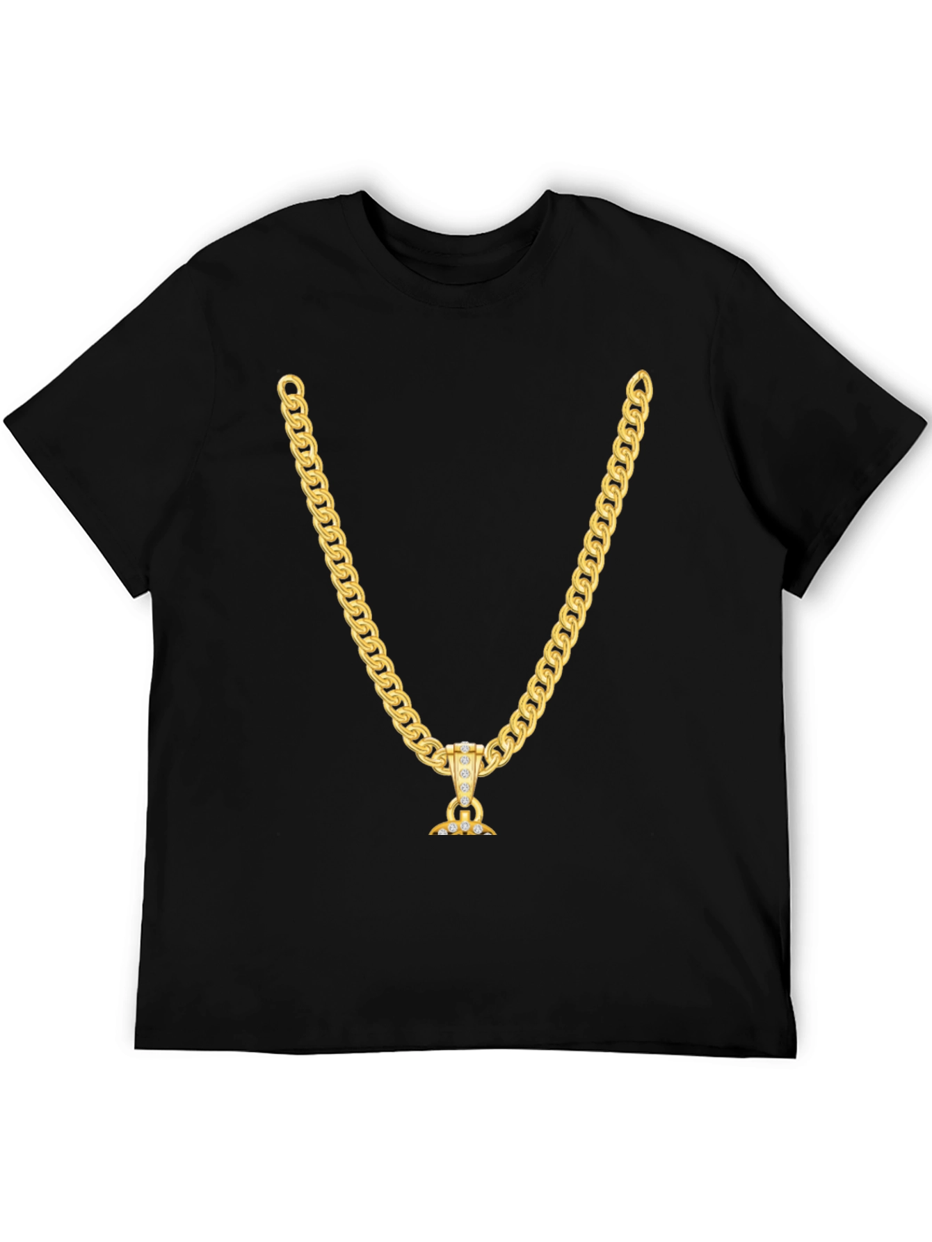 Gold Chain T-Shirt - Stylish Graphic Tee