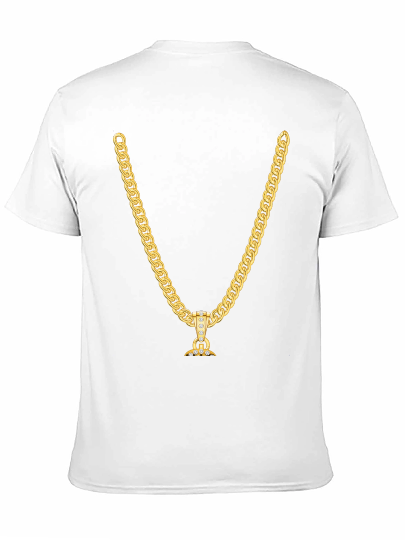 Gold Chain T-Shirt - Stylish Graphic Tee