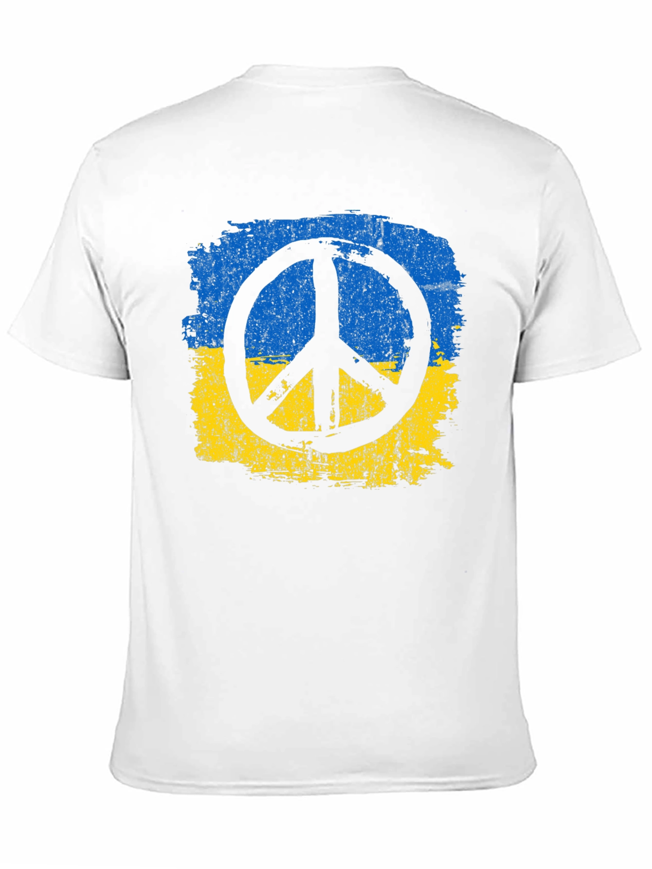 Ukraine Peace T-Shirt - Black Cotton Tee