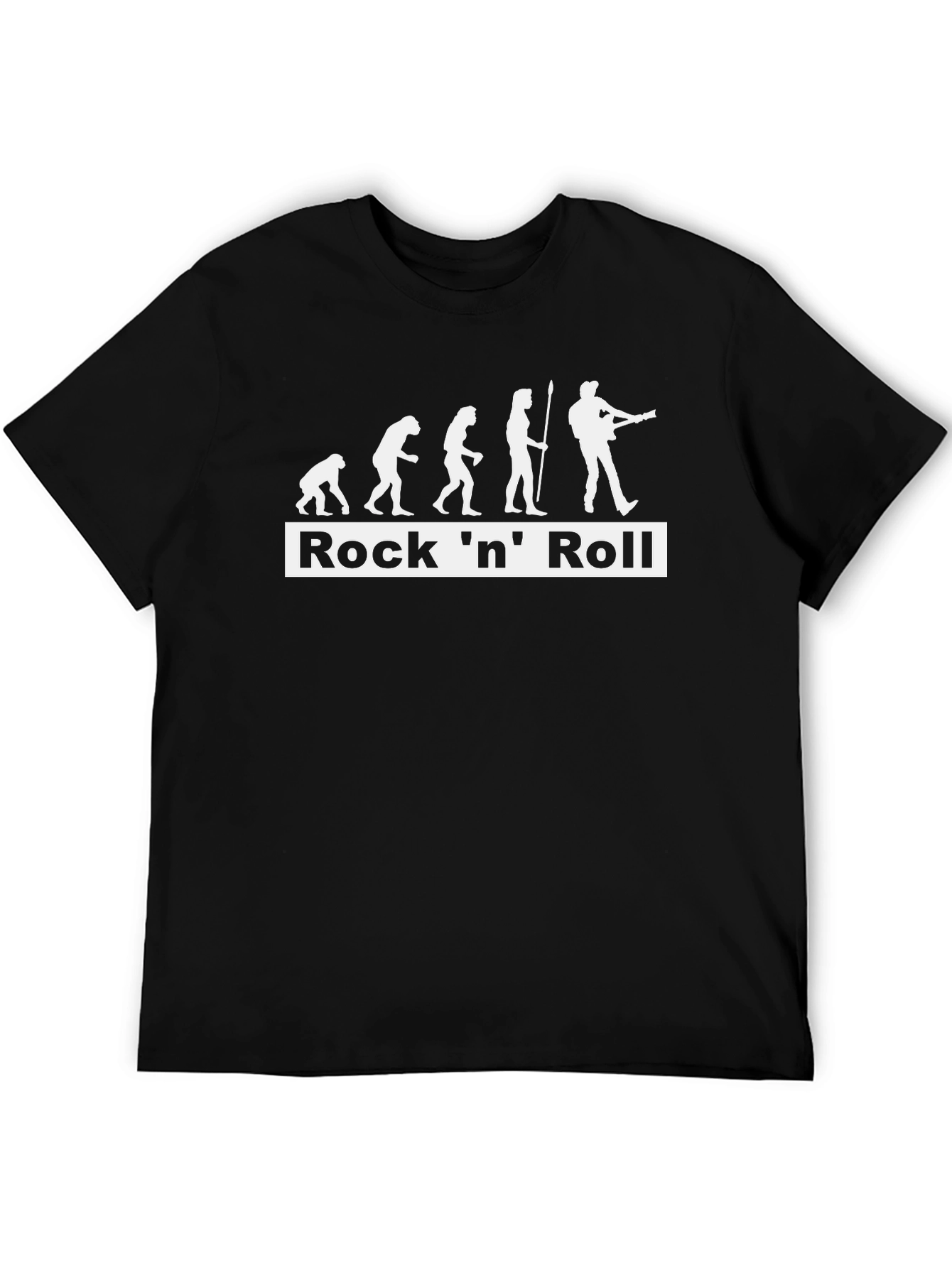 Rock n Roll Evolution T-Shirt - Funny Graphic Tee