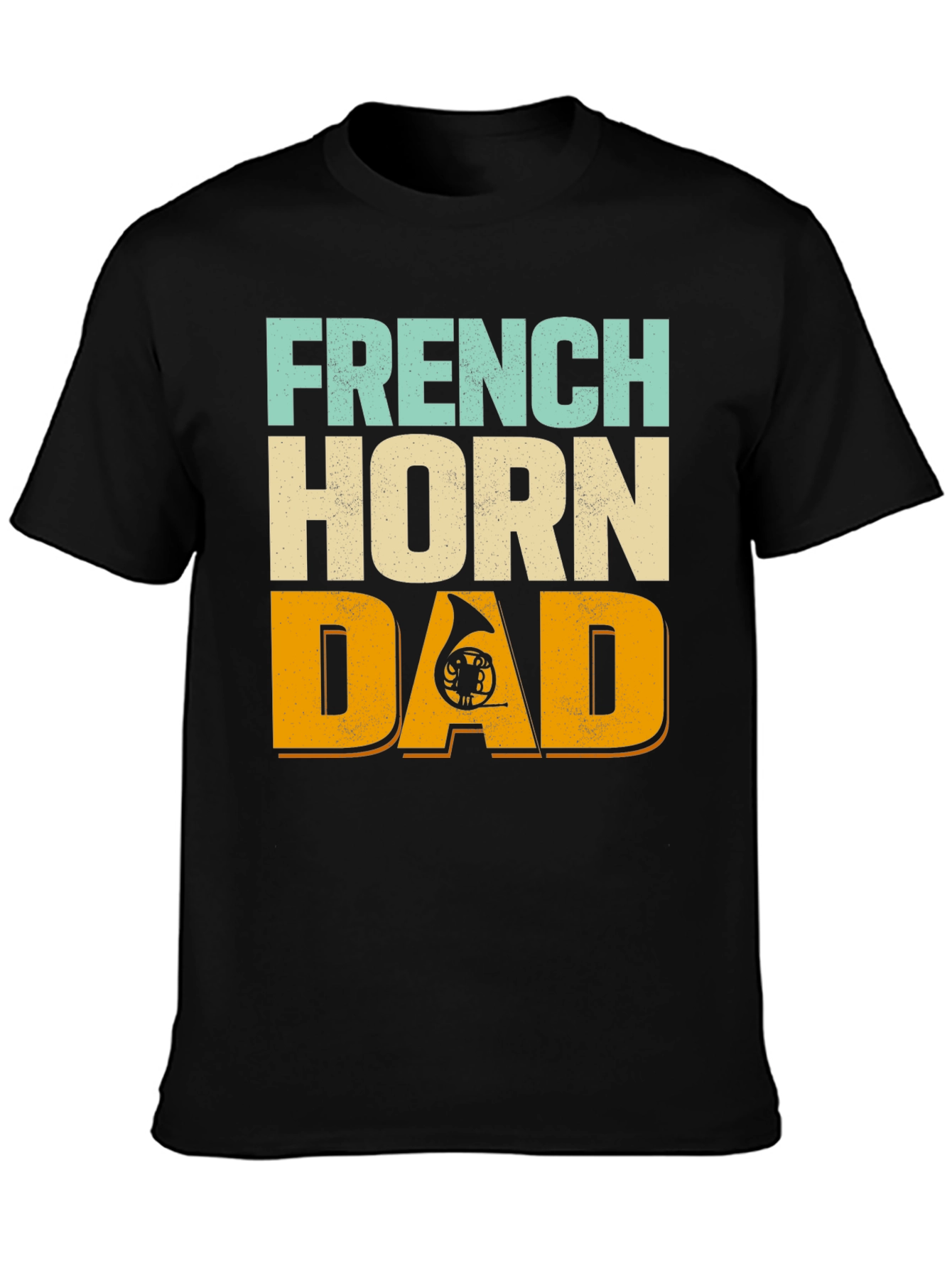 French Horn Dad T-Shirt - Musical Instrument Tee