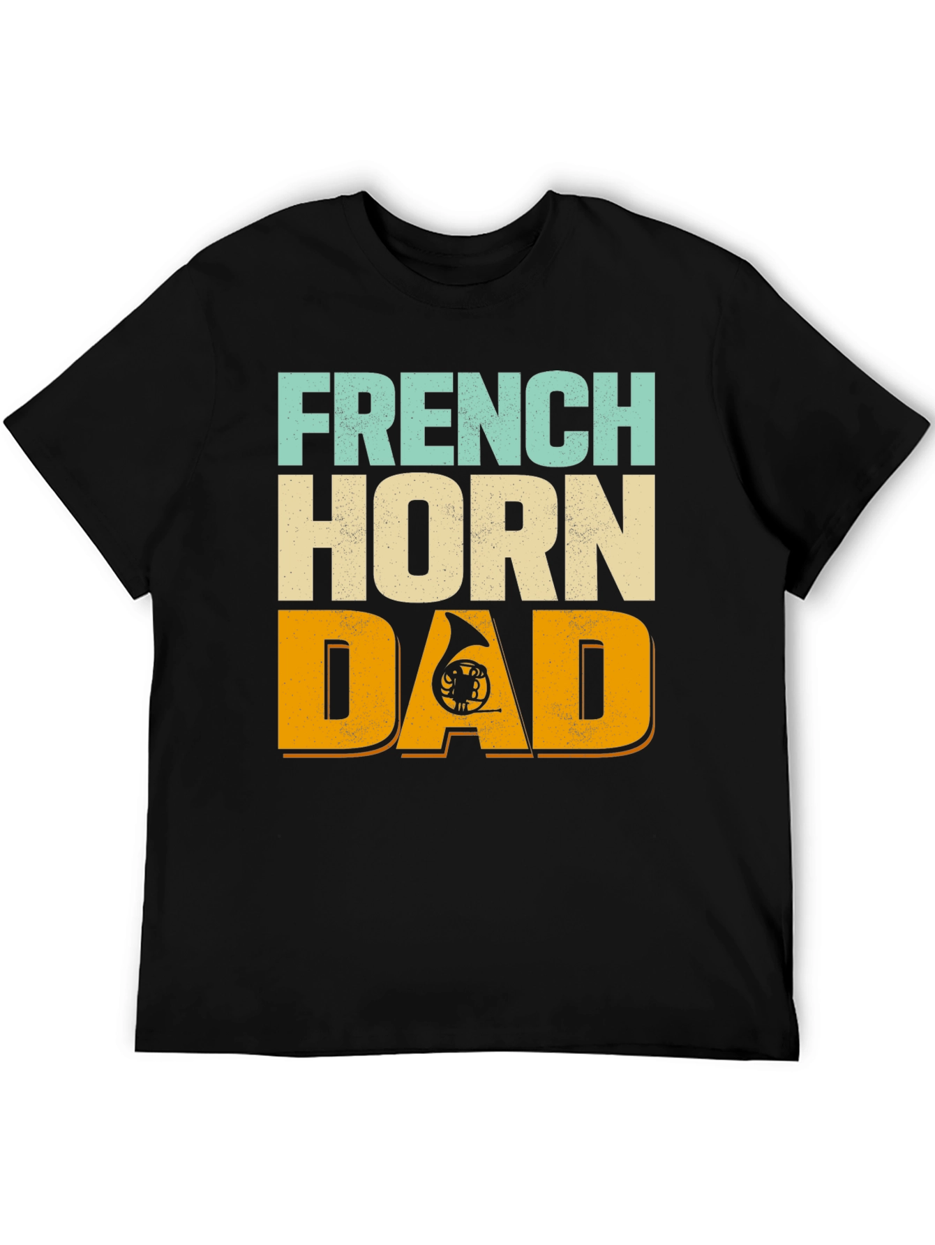 French Horn Dad T-Shirt - Musical Instrument Tee