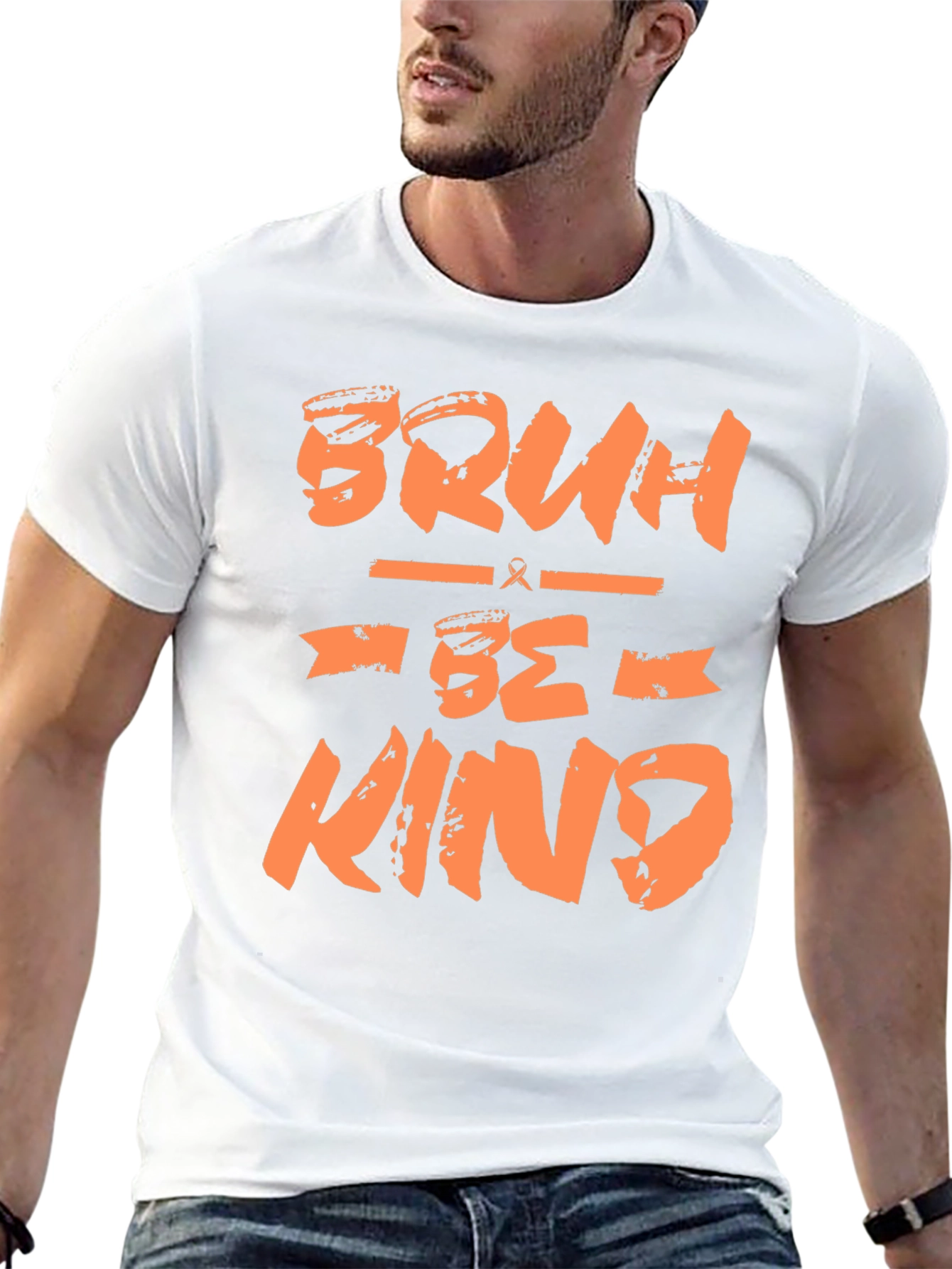 Bruh Be Kind Graphic Tee - Trendy Casual T-Shirt