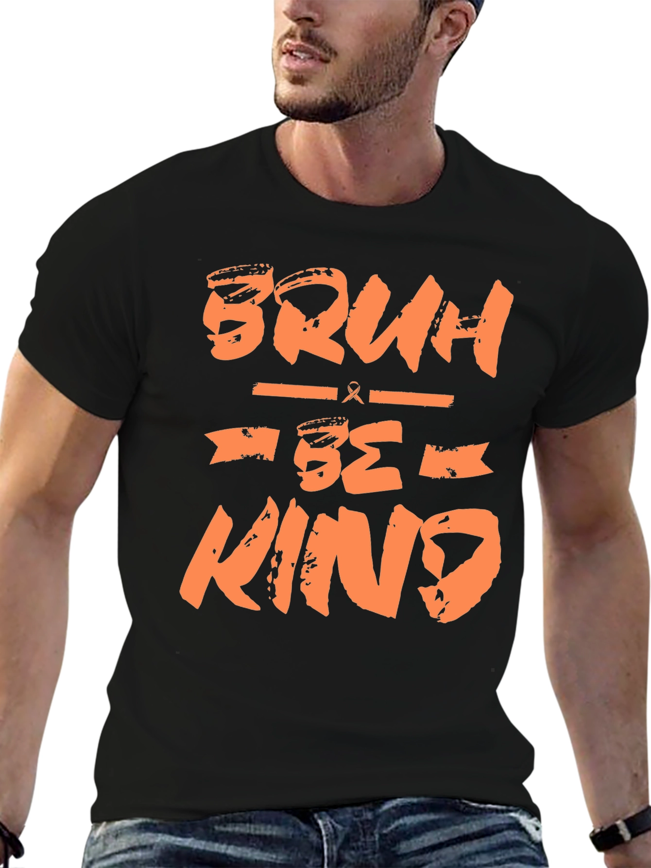 Bruh Be Kind Graphic Tee - Trendy Casual T-Shirt