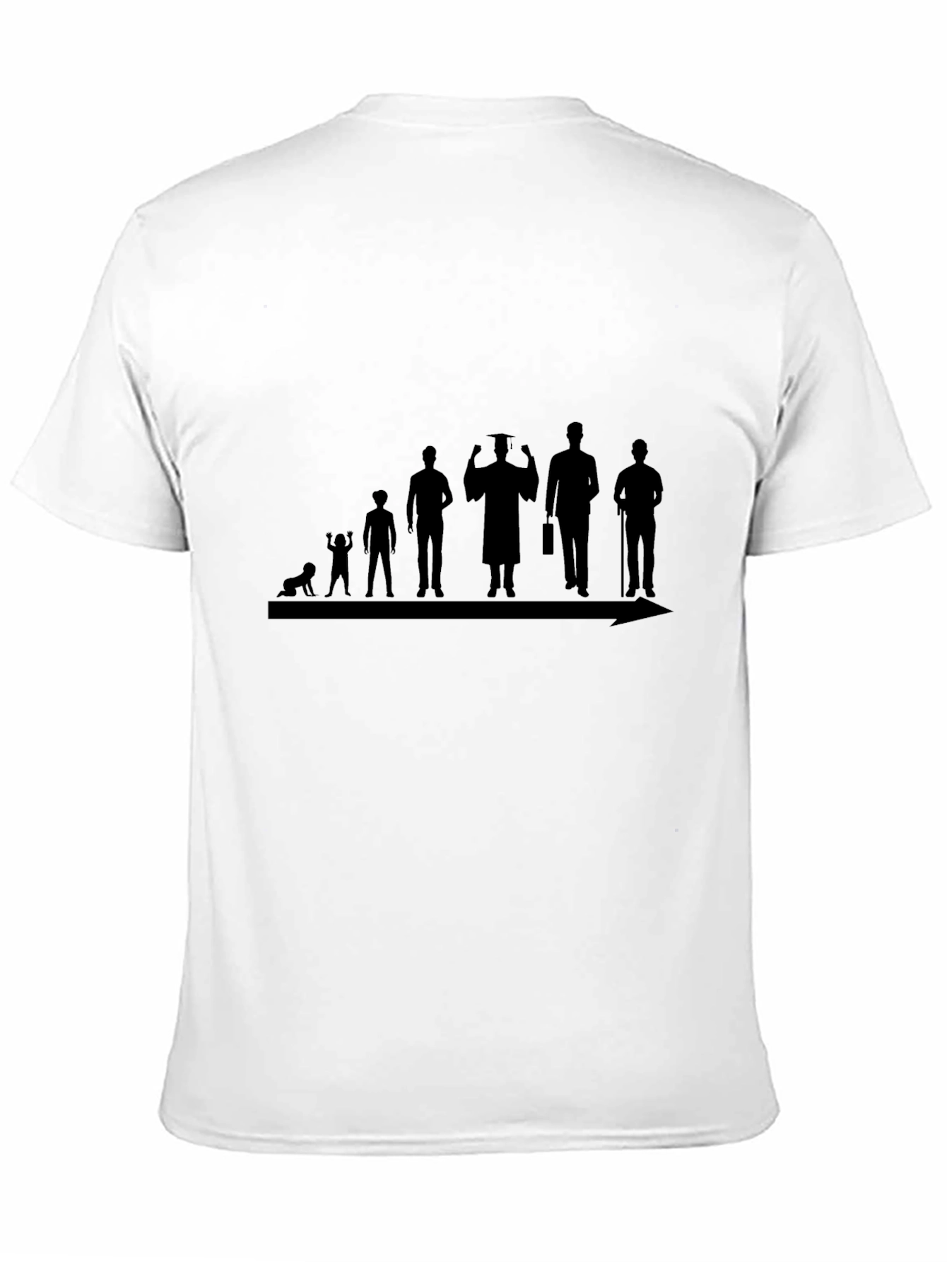 Evolution of Man Black T-Shirt