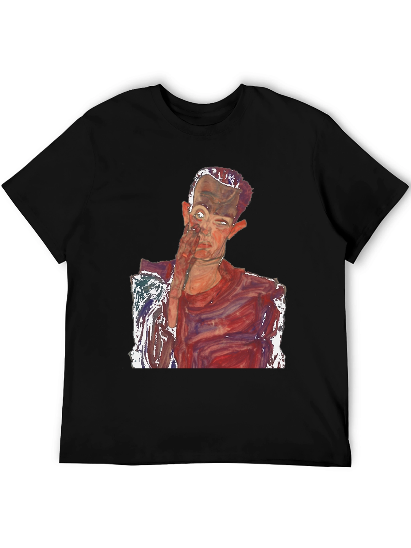 Egon Schiele Self Portrait Graphic Tee