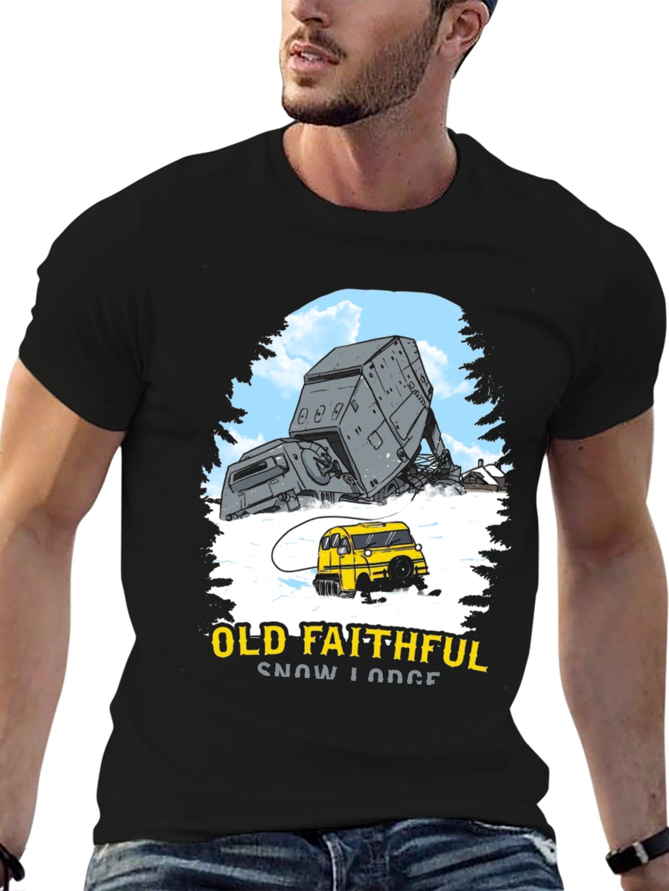 Old Faithful Snow Lodge Graphic Tee