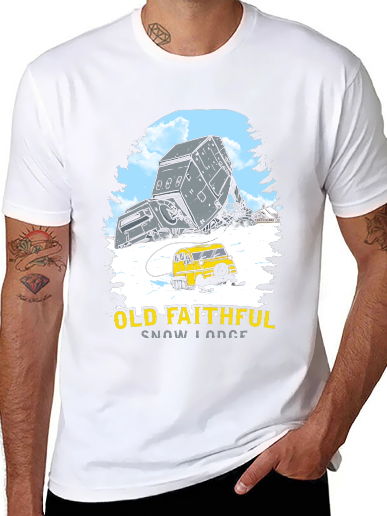 Old Faithful Snow Lodge Graphic Tee