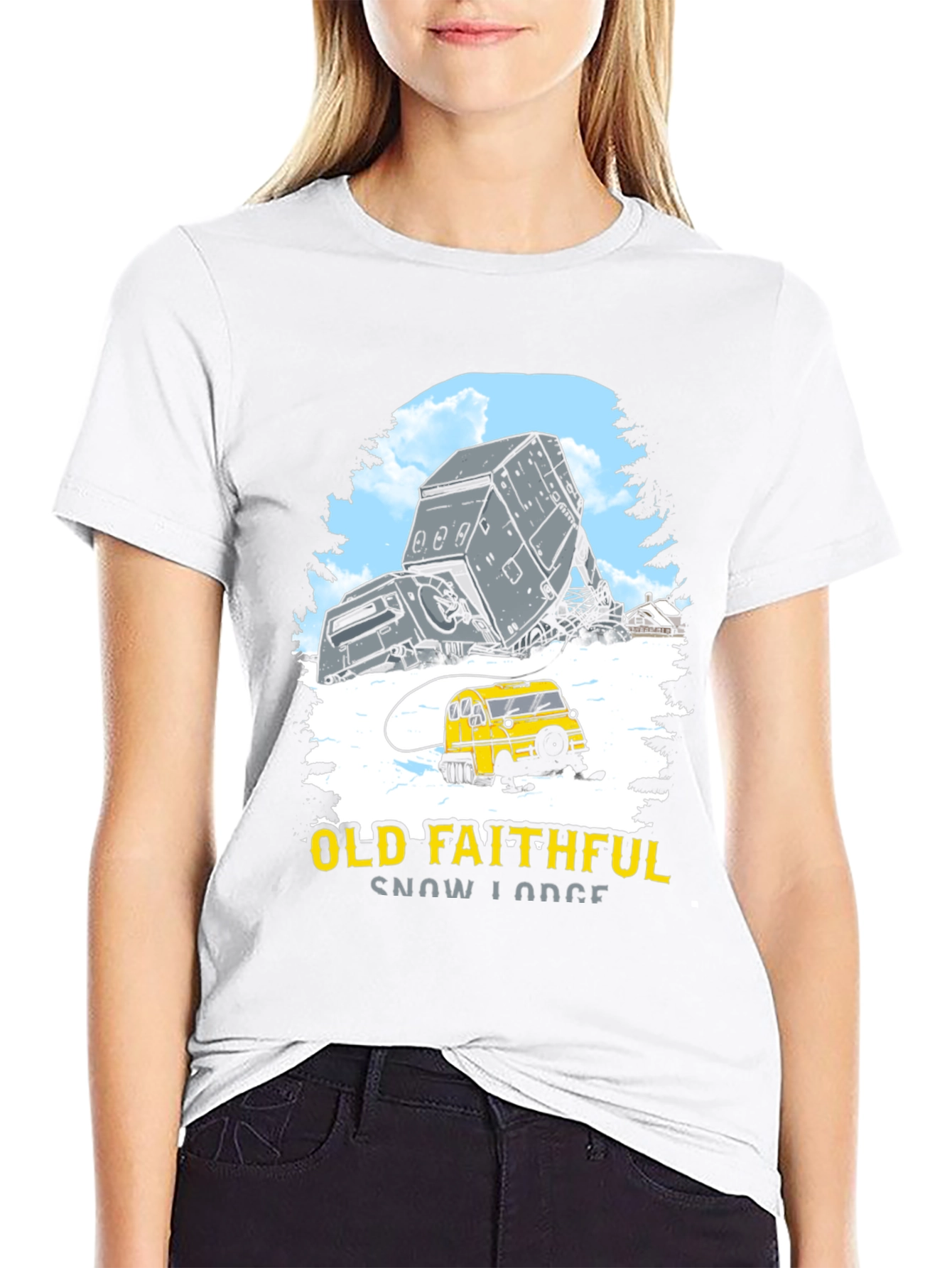 Old Faithful Snow Lodge Graphic Tee