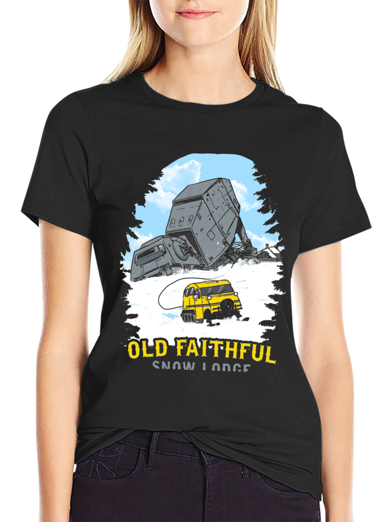 Old Faithful Snow Lodge Graphic Tee
