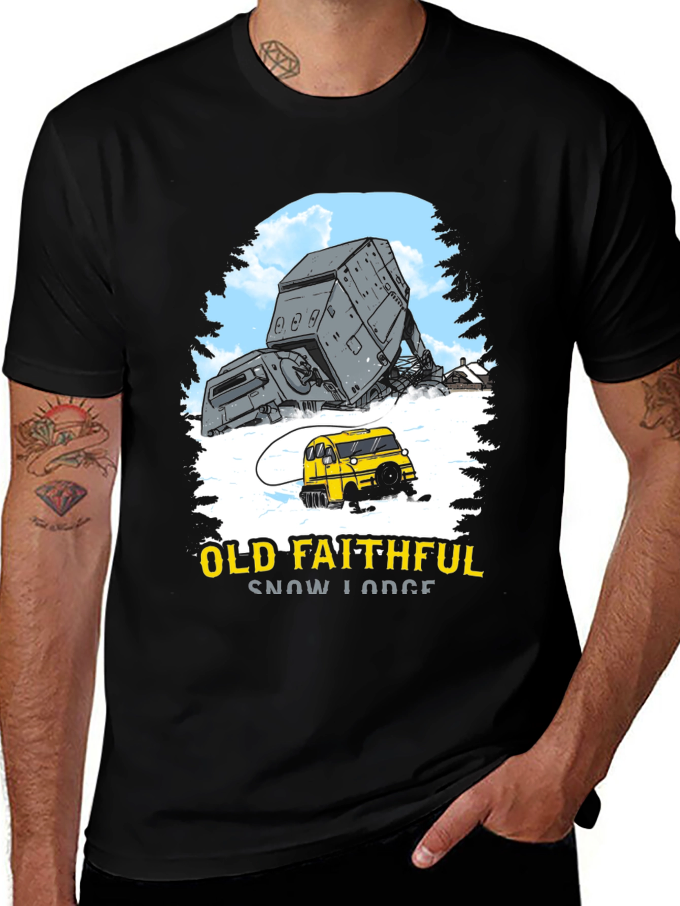 Old Faithful Snow Lodge Graphic Tee
