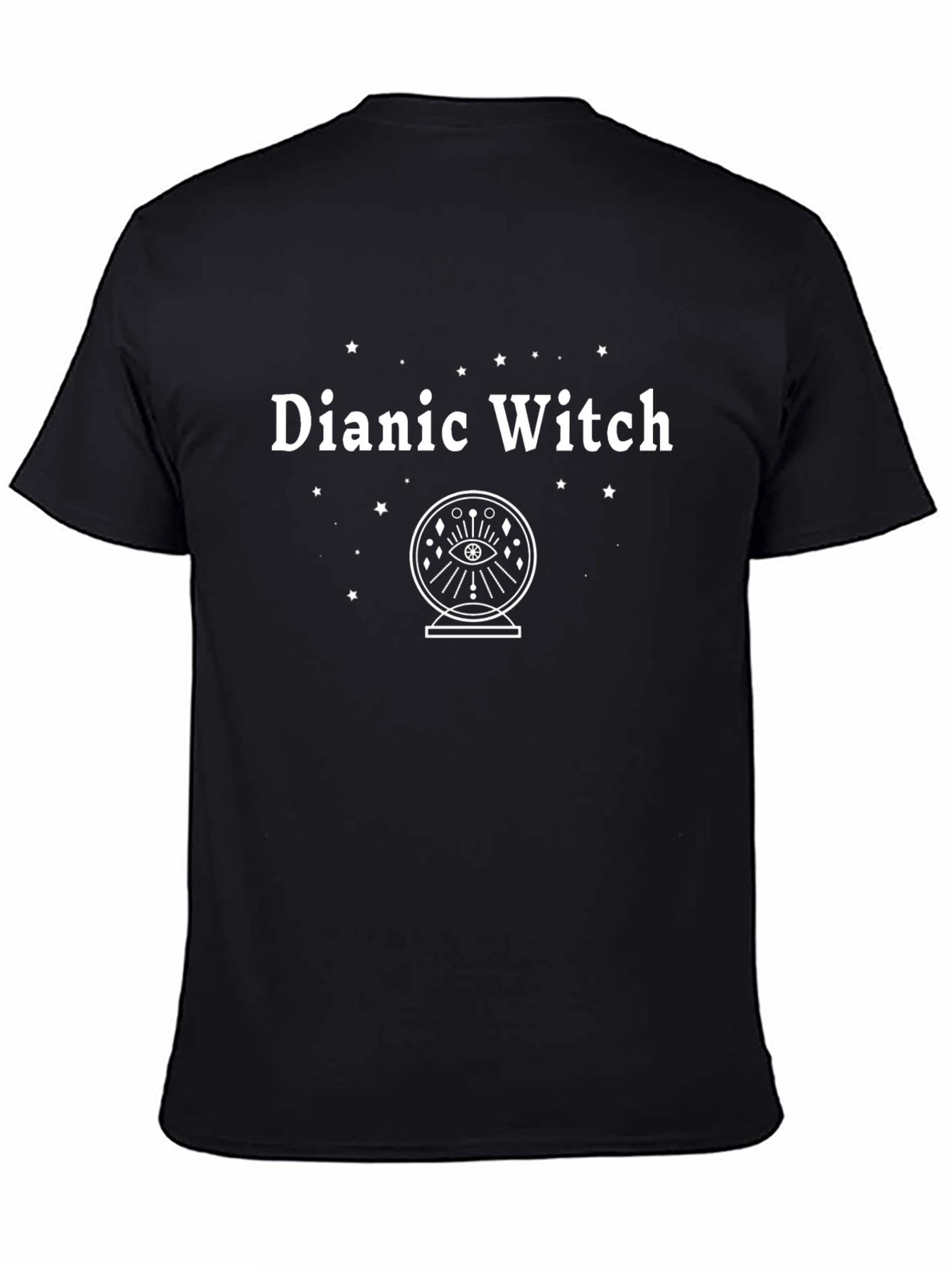 Dianic Witch T-Shirt - Crystal Ball Design