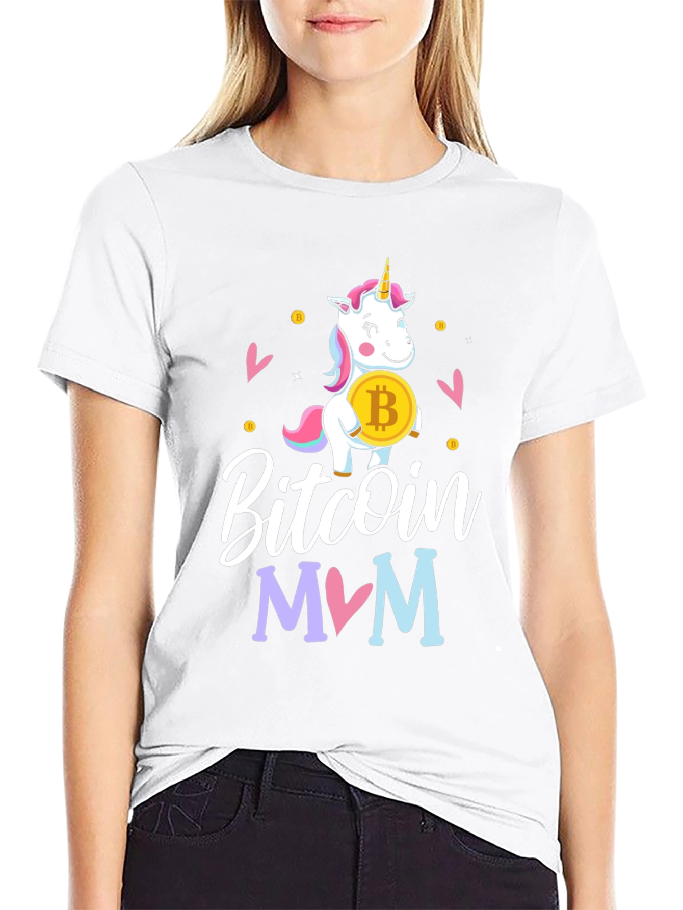 Bitcoin Mom Unicorn T-Shirt