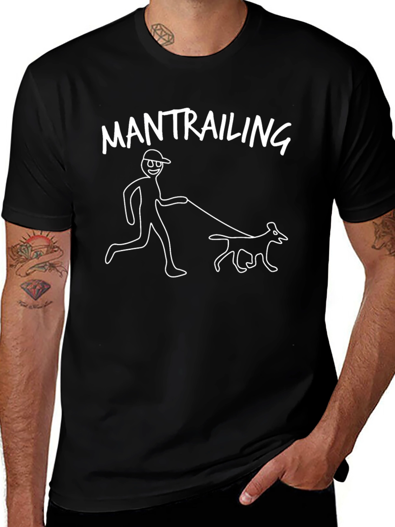 Mantrailing Dog Training T-Shirt