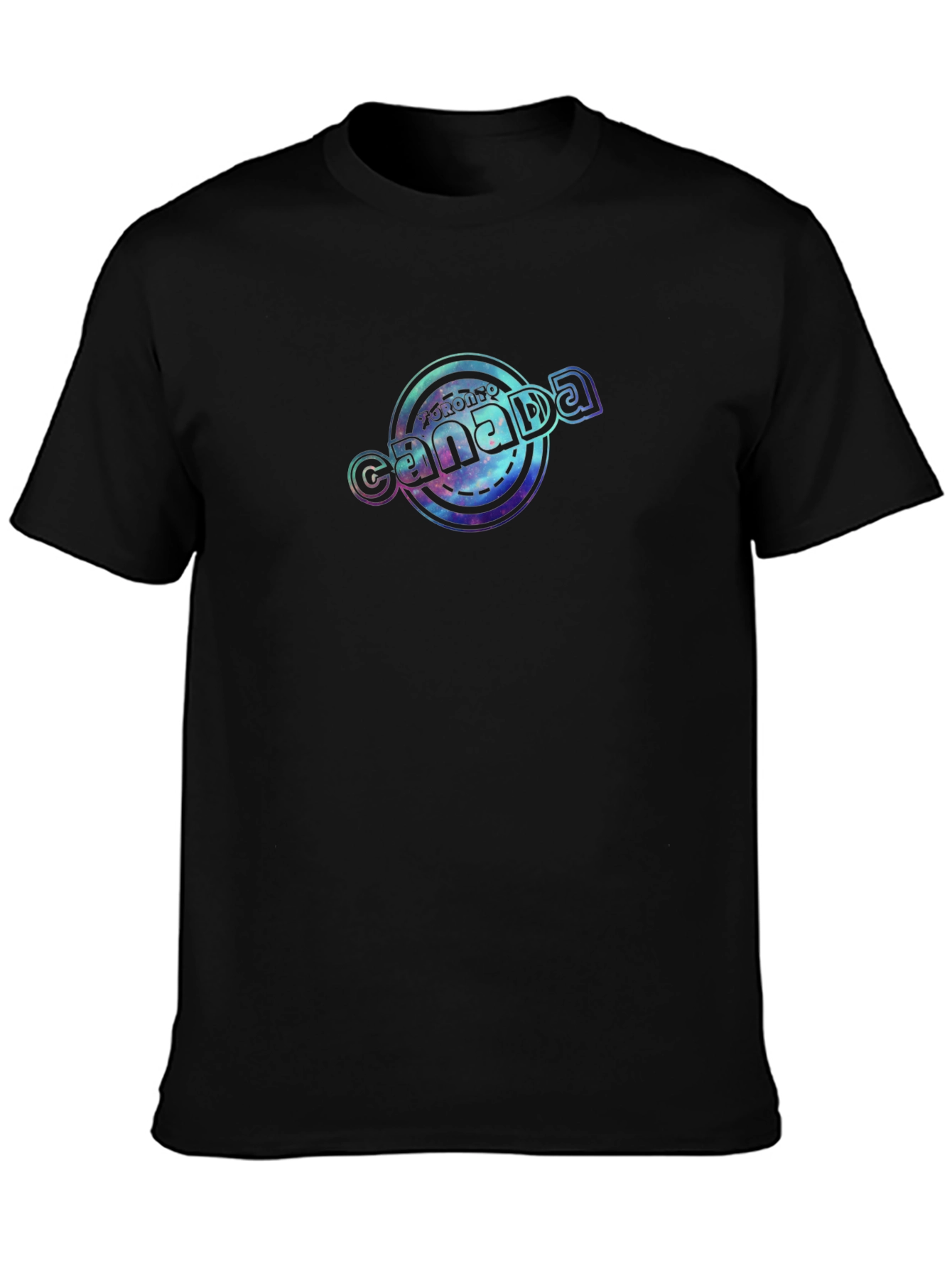 Toronto Canada Graphic Black T-Shirt