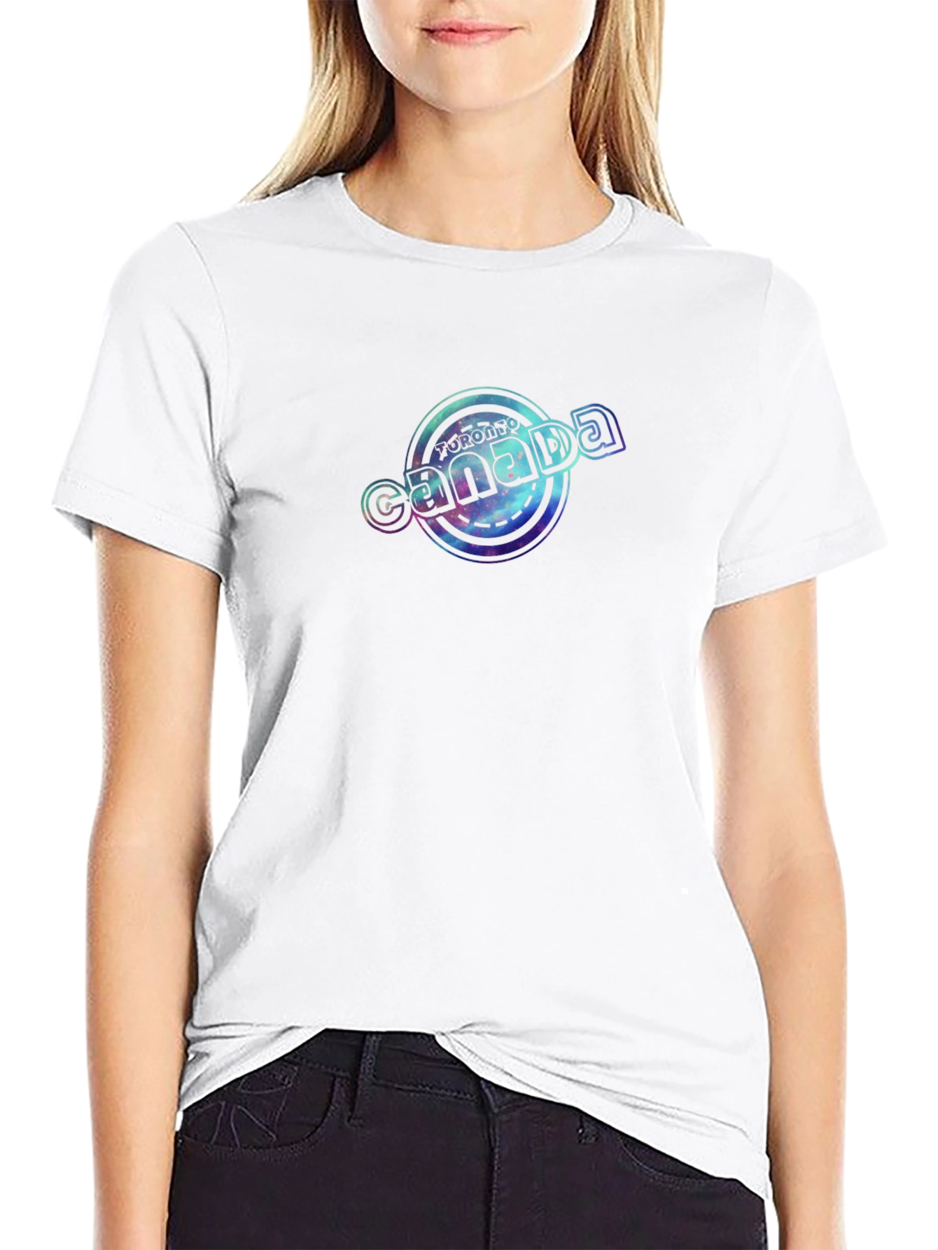 Toronto Canada Graphic Black T-Shirt