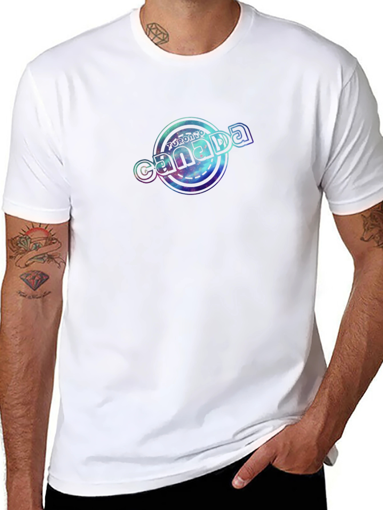 Toronto Canada Graphic Black T-Shirt