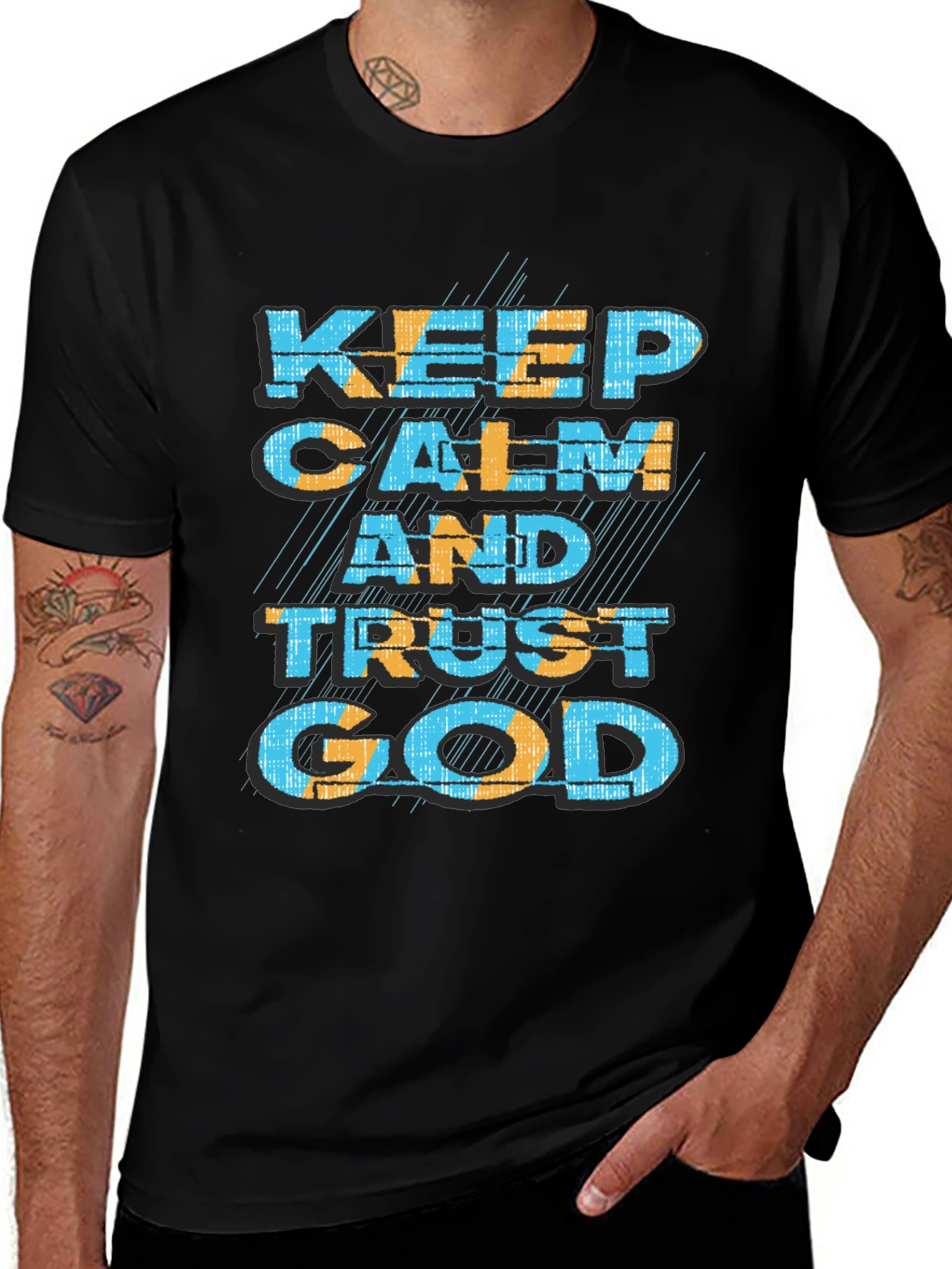Keep Calm and Trust God Graphic T-Shirt