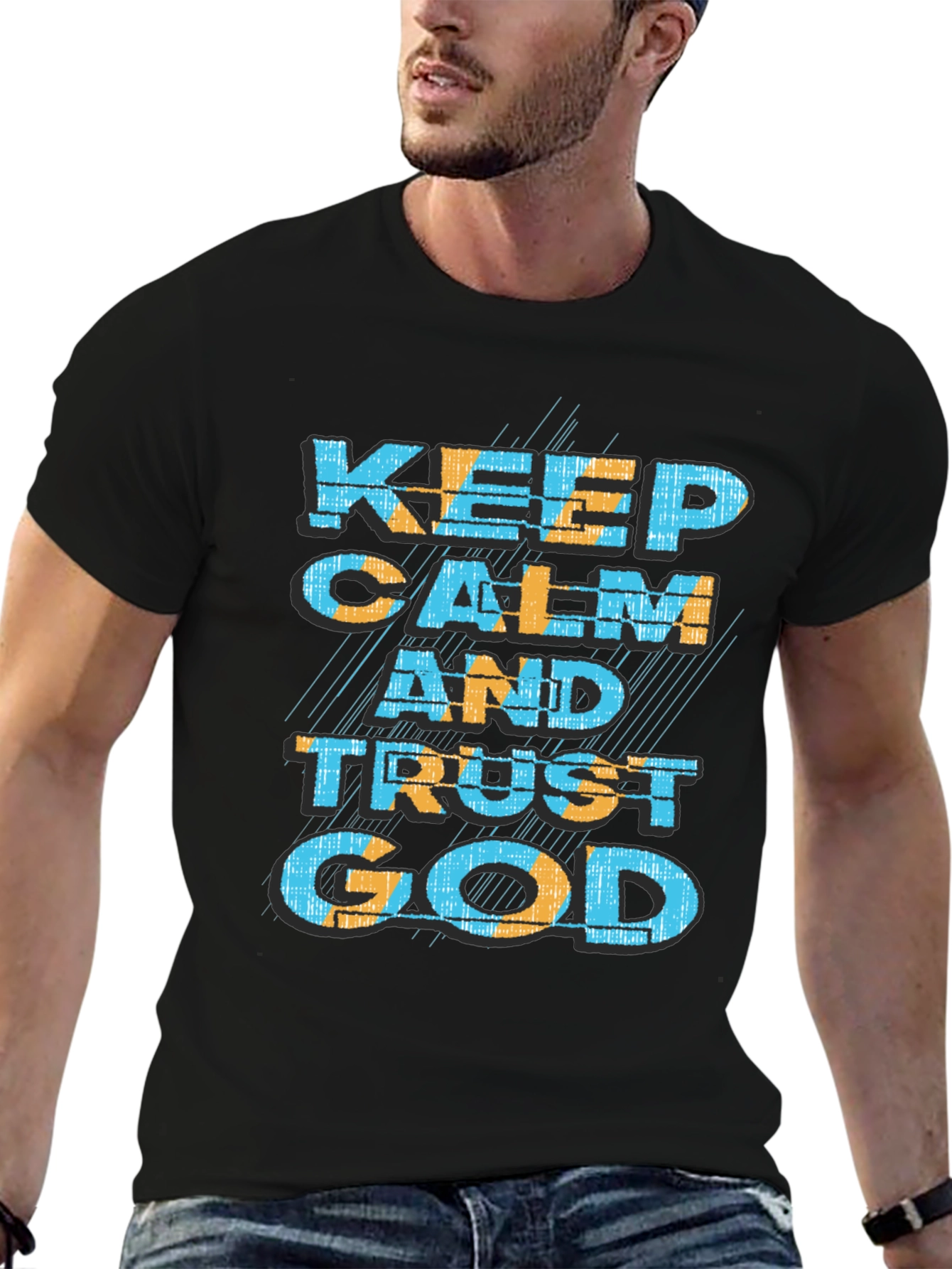 Keep Calm and Trust God Graphic T-Shirt