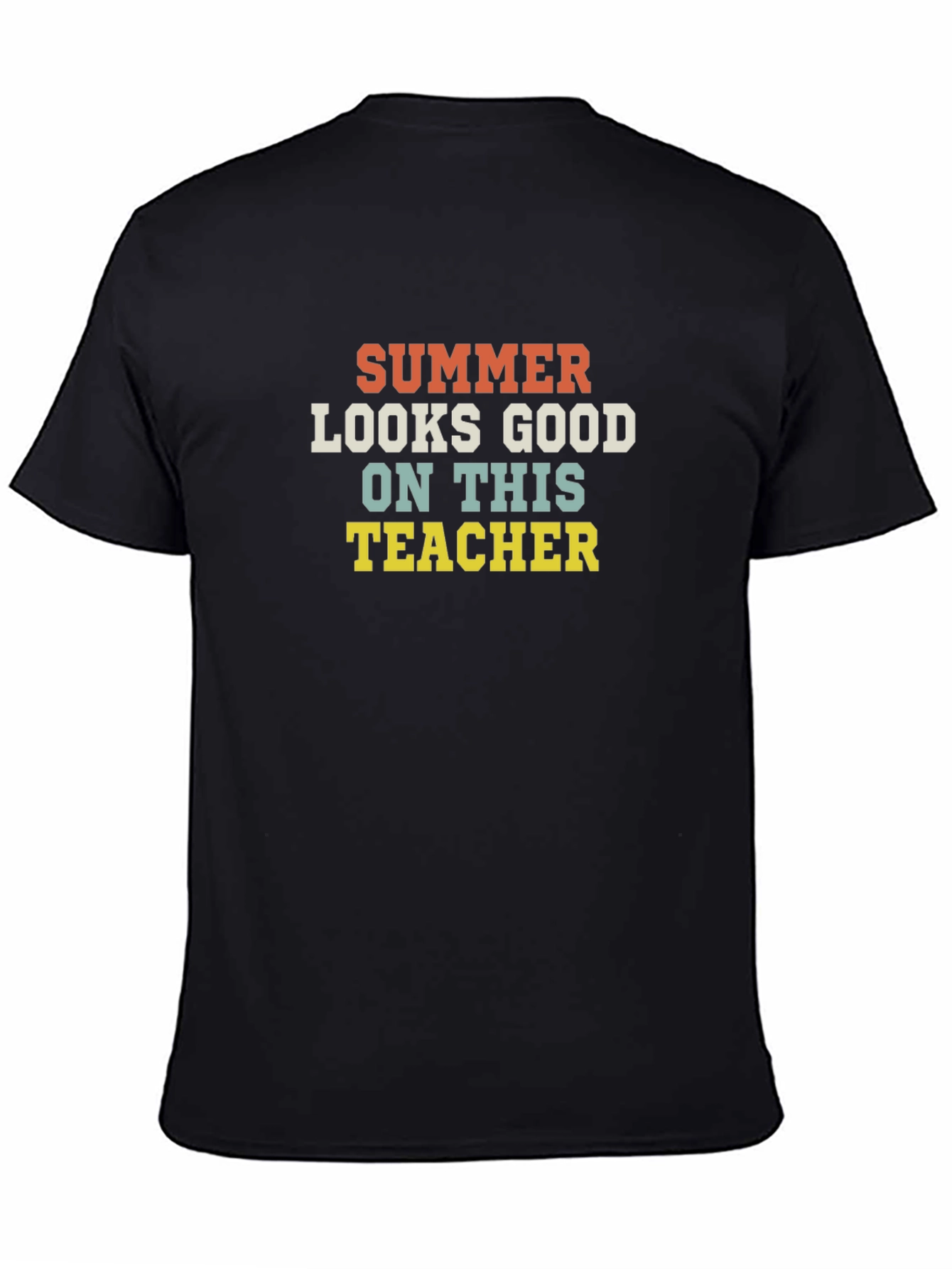 Summer Teacher Graphic Tee - Retro Style